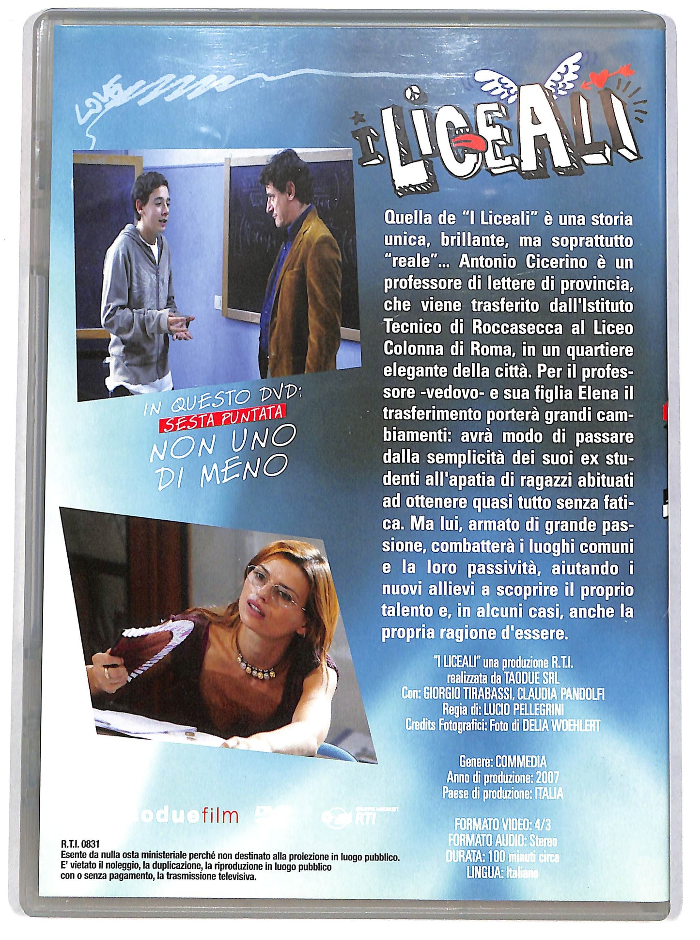 EBOND I Liceali Prima Stagione Episodio 6 EDITORIALE DVD D631942