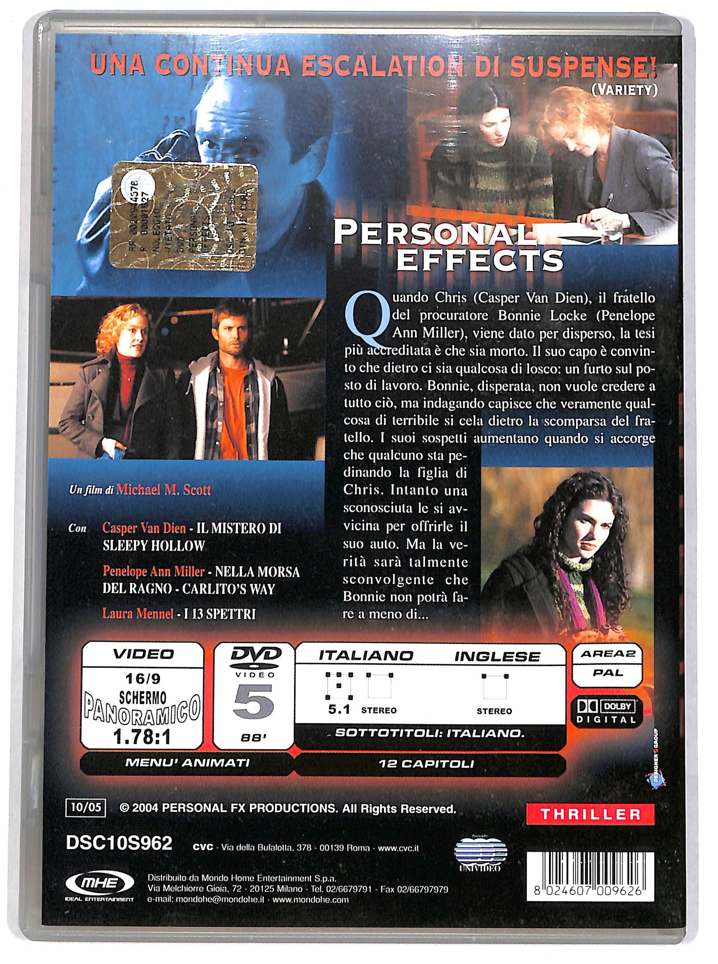 EBOND Personal Effects DVD D631947