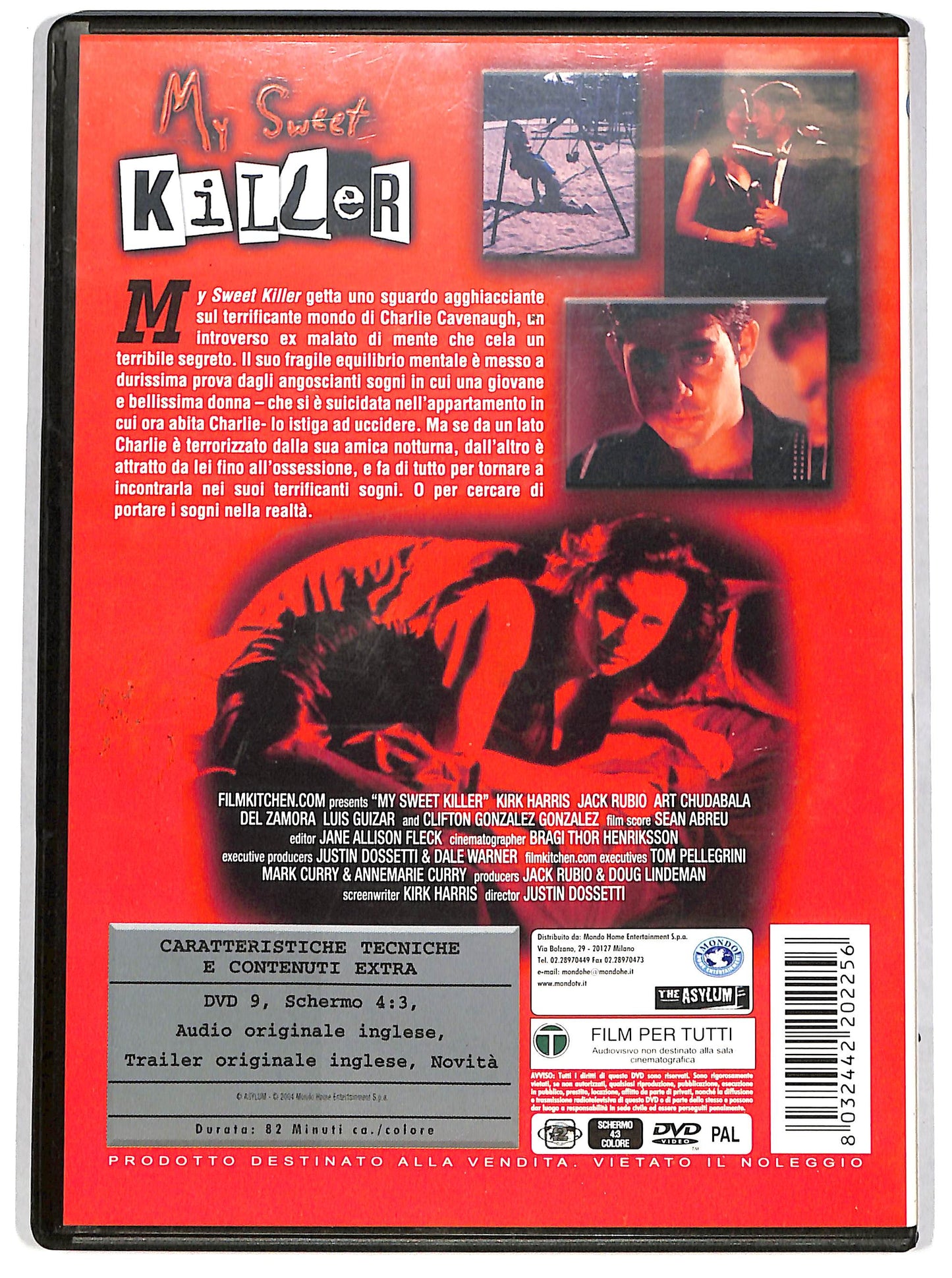 EBOND My Sweet Killer DVD D631958