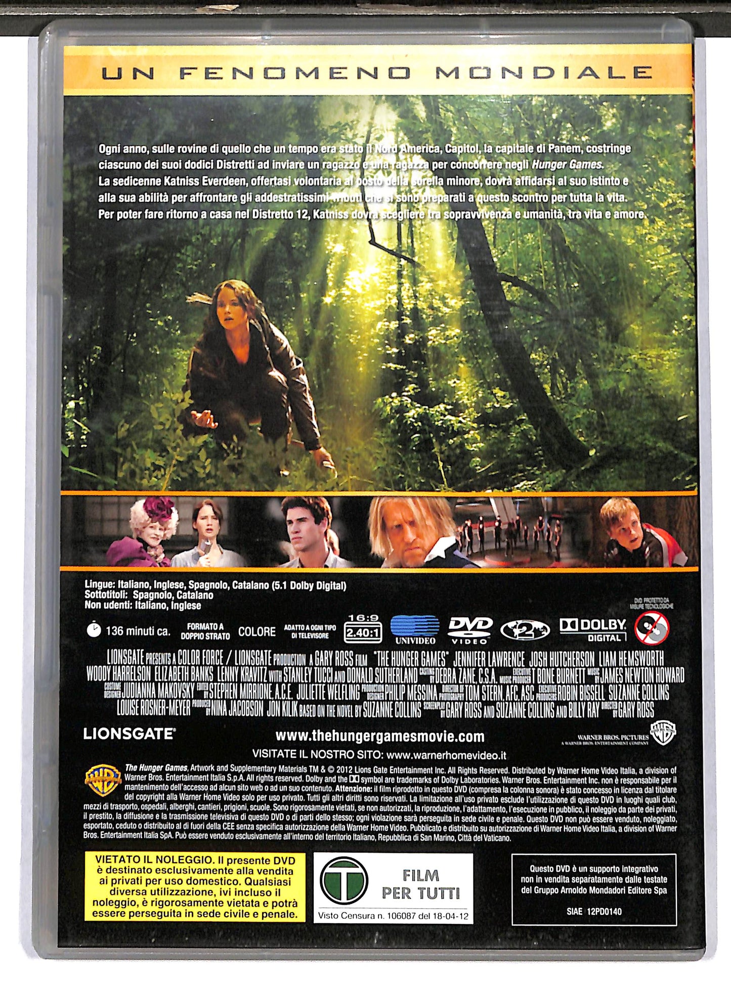 EBOND Hunger Games EDITORIALE DVD D632016