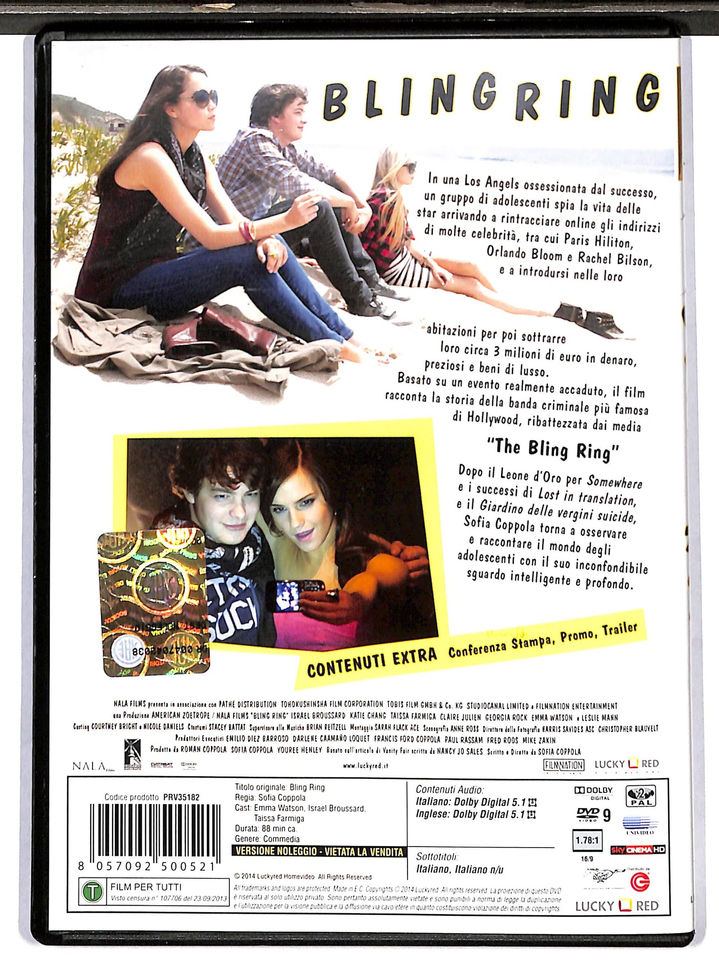 EBOND bling ring NOLEGGIO DVD D632029