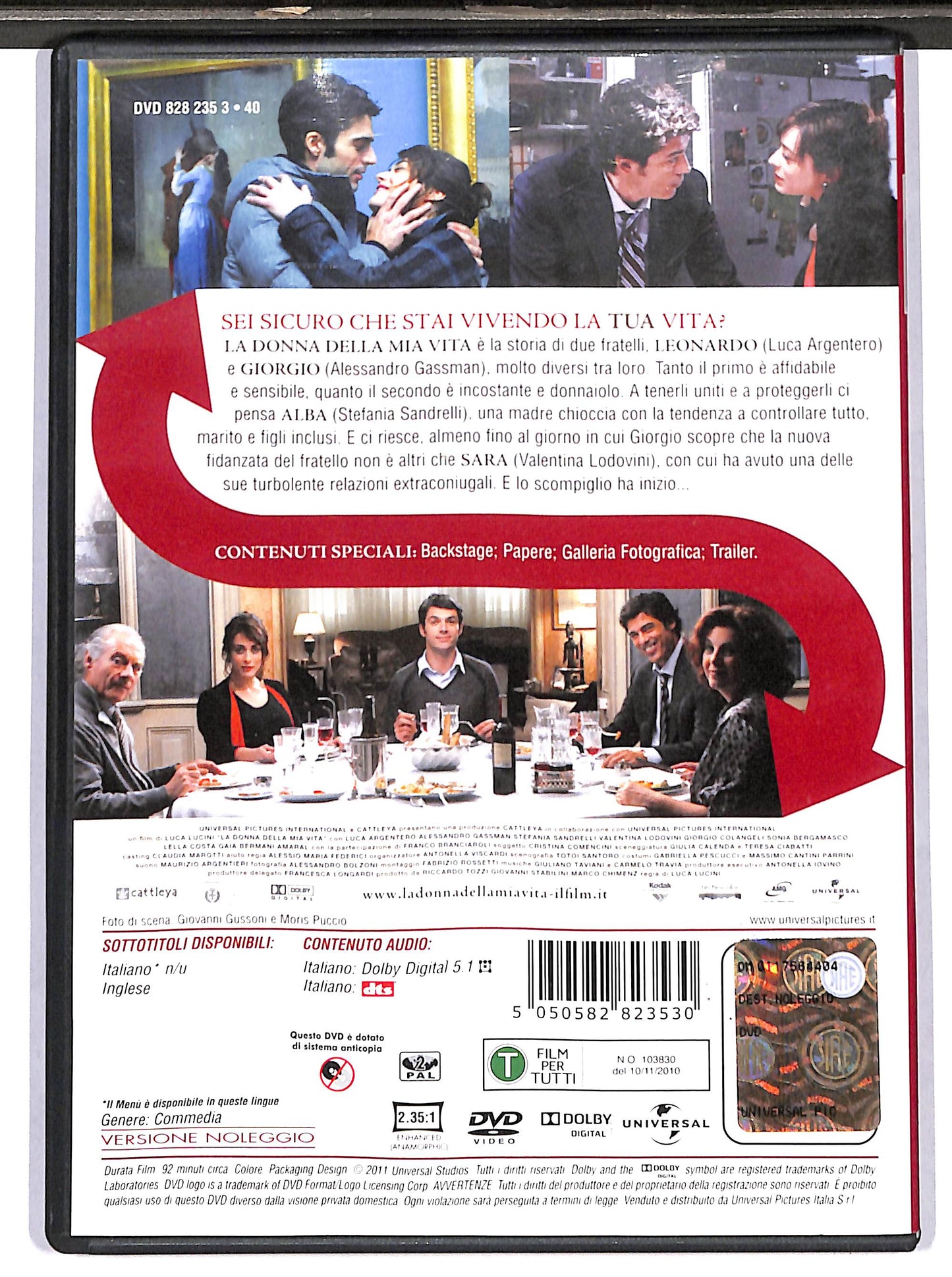 EBOND la donna della mia vita NOLEGGIO DVD D632050