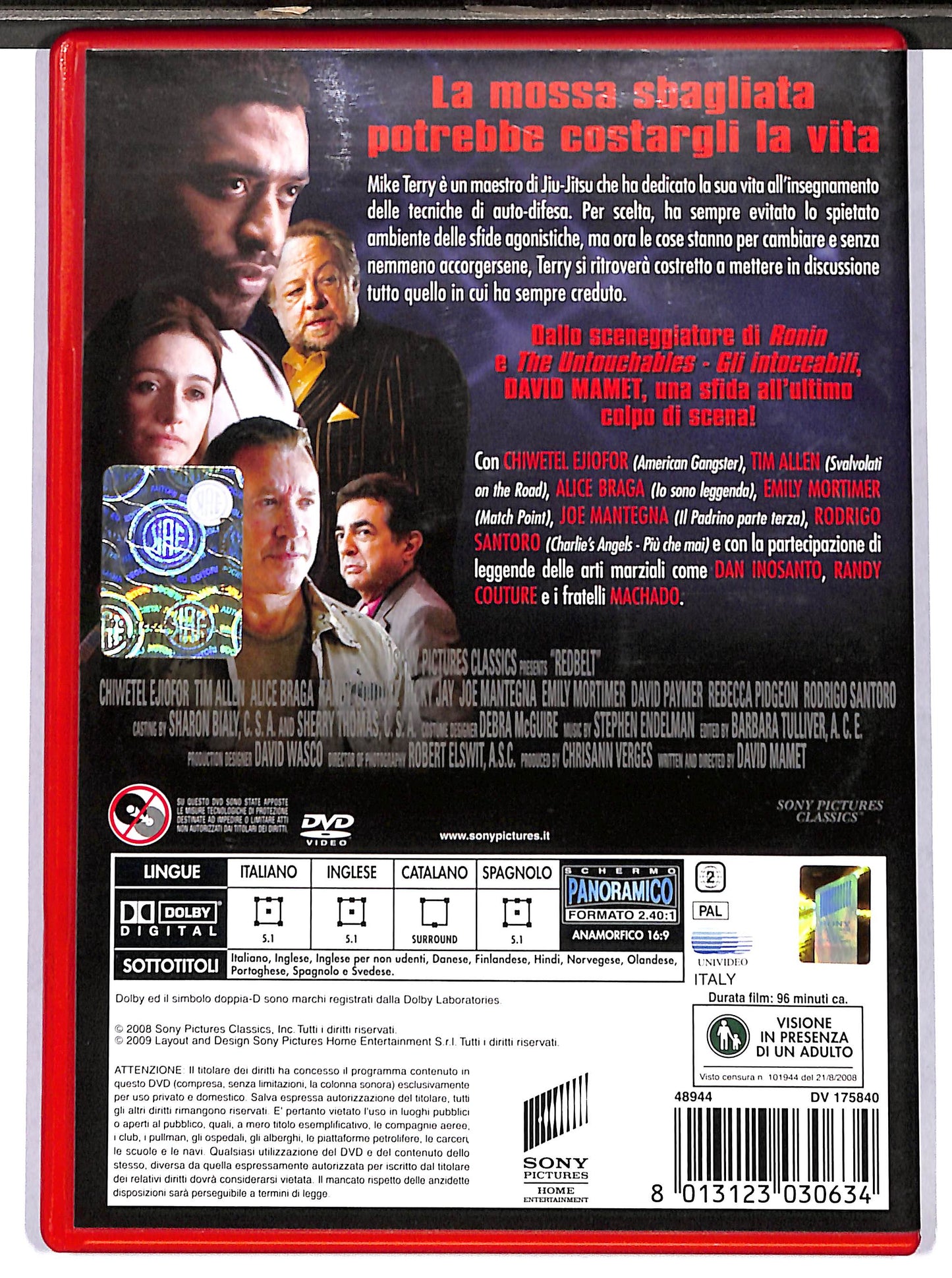EBOND redbelt NOLEGGIO DVD D632062