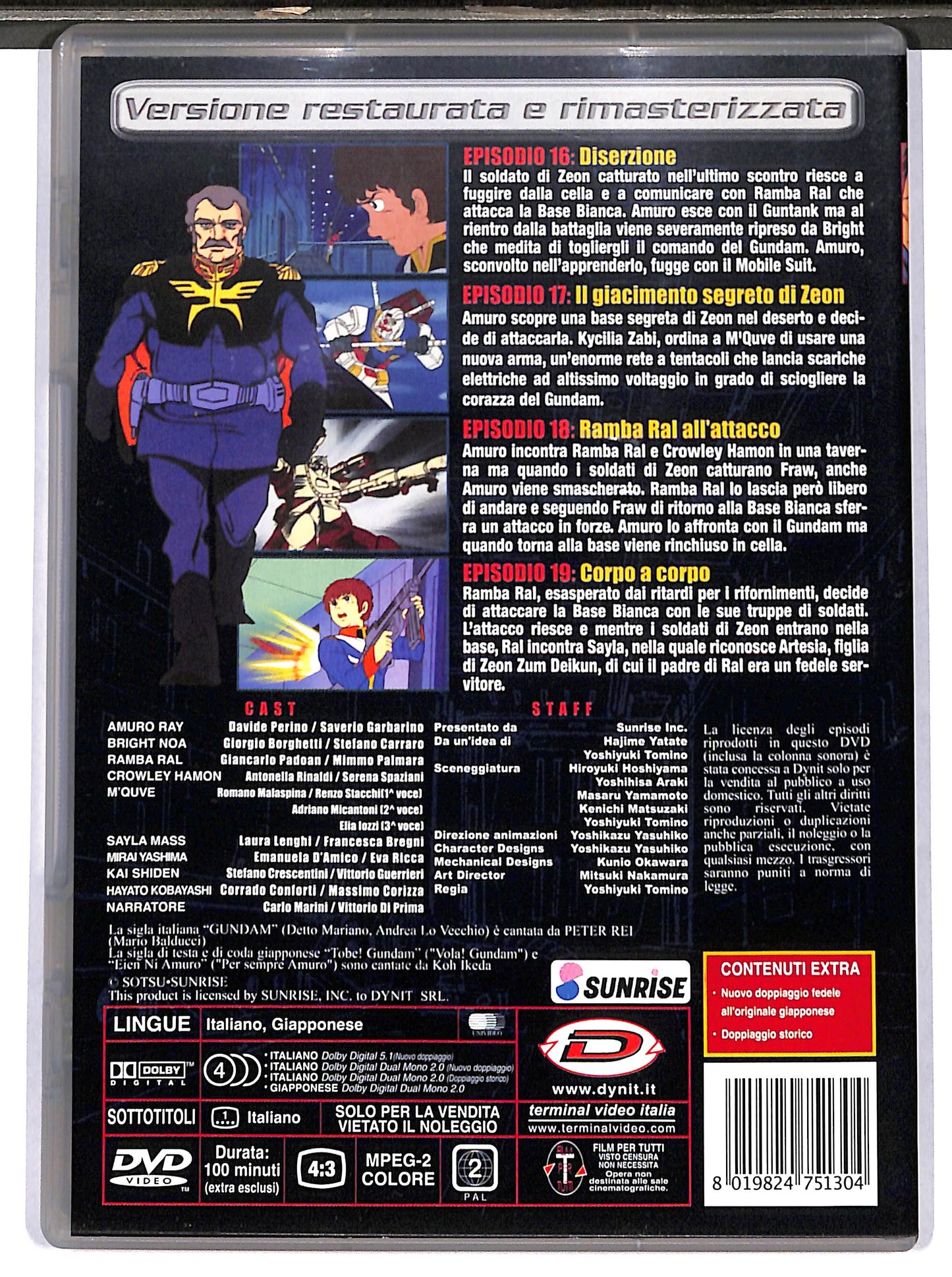 EBOND Mobile Suit Gundam vol 05 EDITORIALE DVD D632230