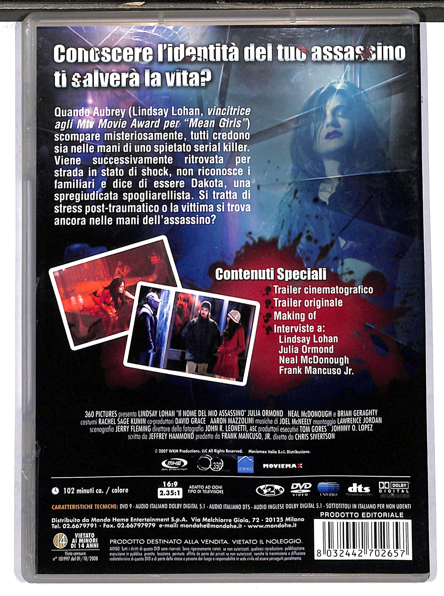 EBOND Il nome del mio assassino EDITORIALE DVD D632261