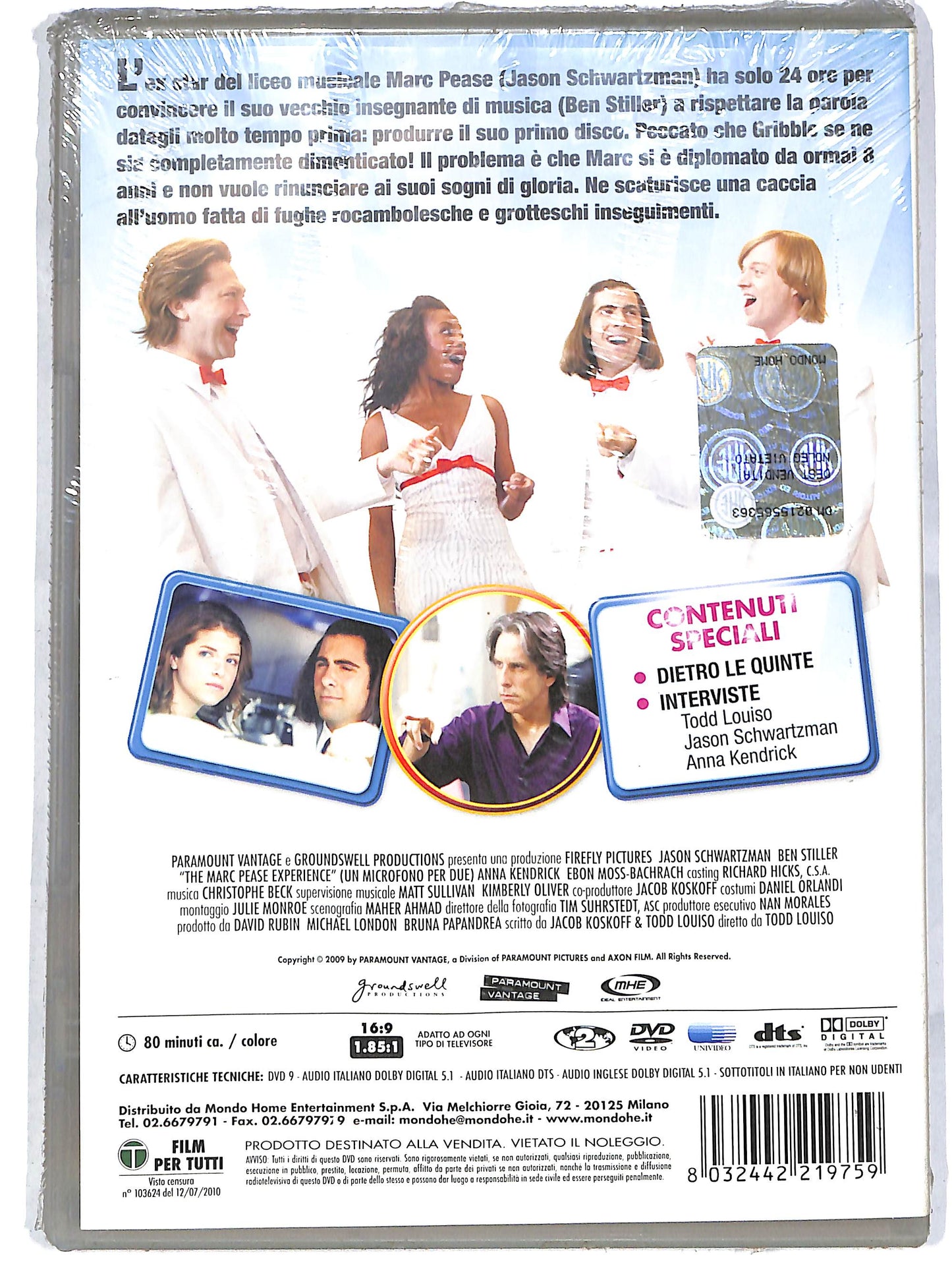 EBOND Un microfono per due DVD D632348