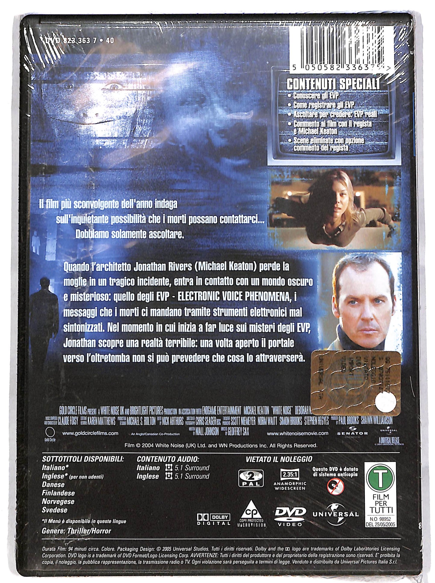 EBOND White Noise - Non ascoltate DVD D632363