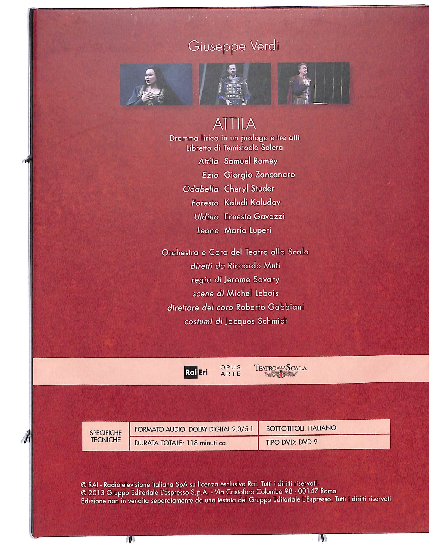 EBOND Viva Verdi 1813 - 2013 Attila vol.17 DVD D632449