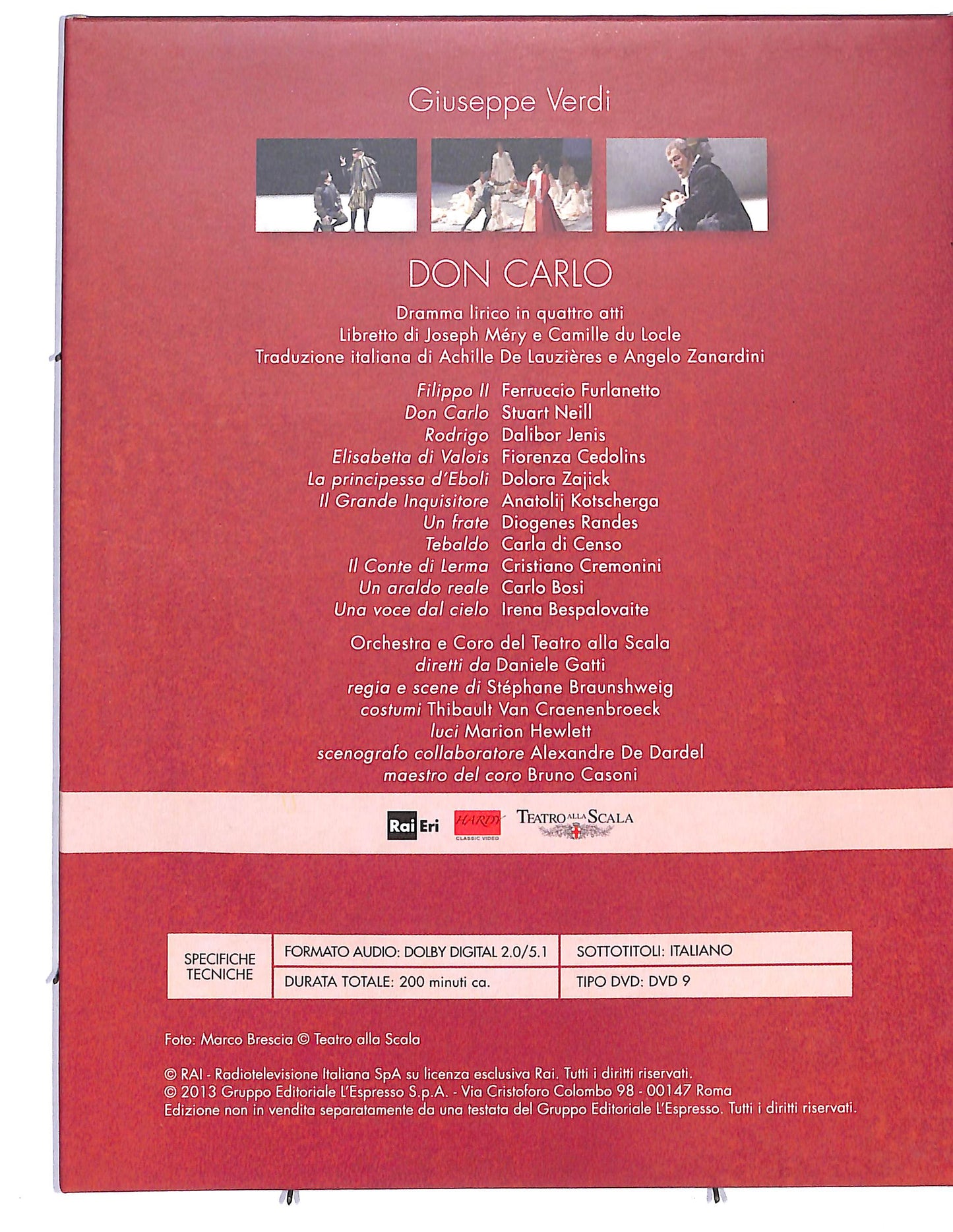EBOND Viva Verdi 1813 - 2013 Don Carlo vol.4 EDITORIALE DVD D632460