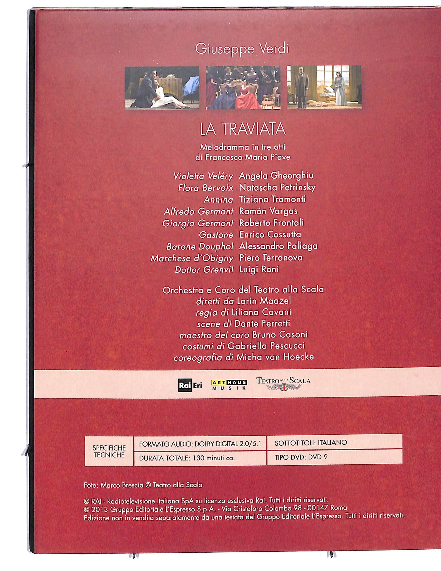 EBOND Viva Verdi 1813 - 2013 La traviata vol.3 EDITORIALE DVD D632461