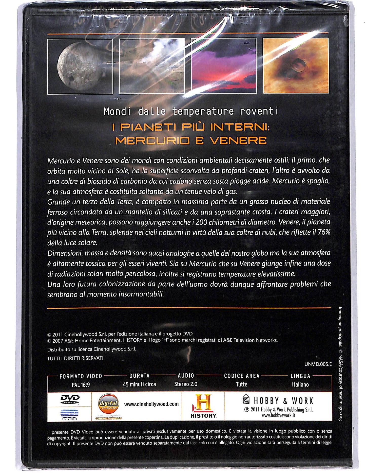 EBOND Spazio I pianeti piu interni: Mercurio e Venere EDITORIALE DVD D632478