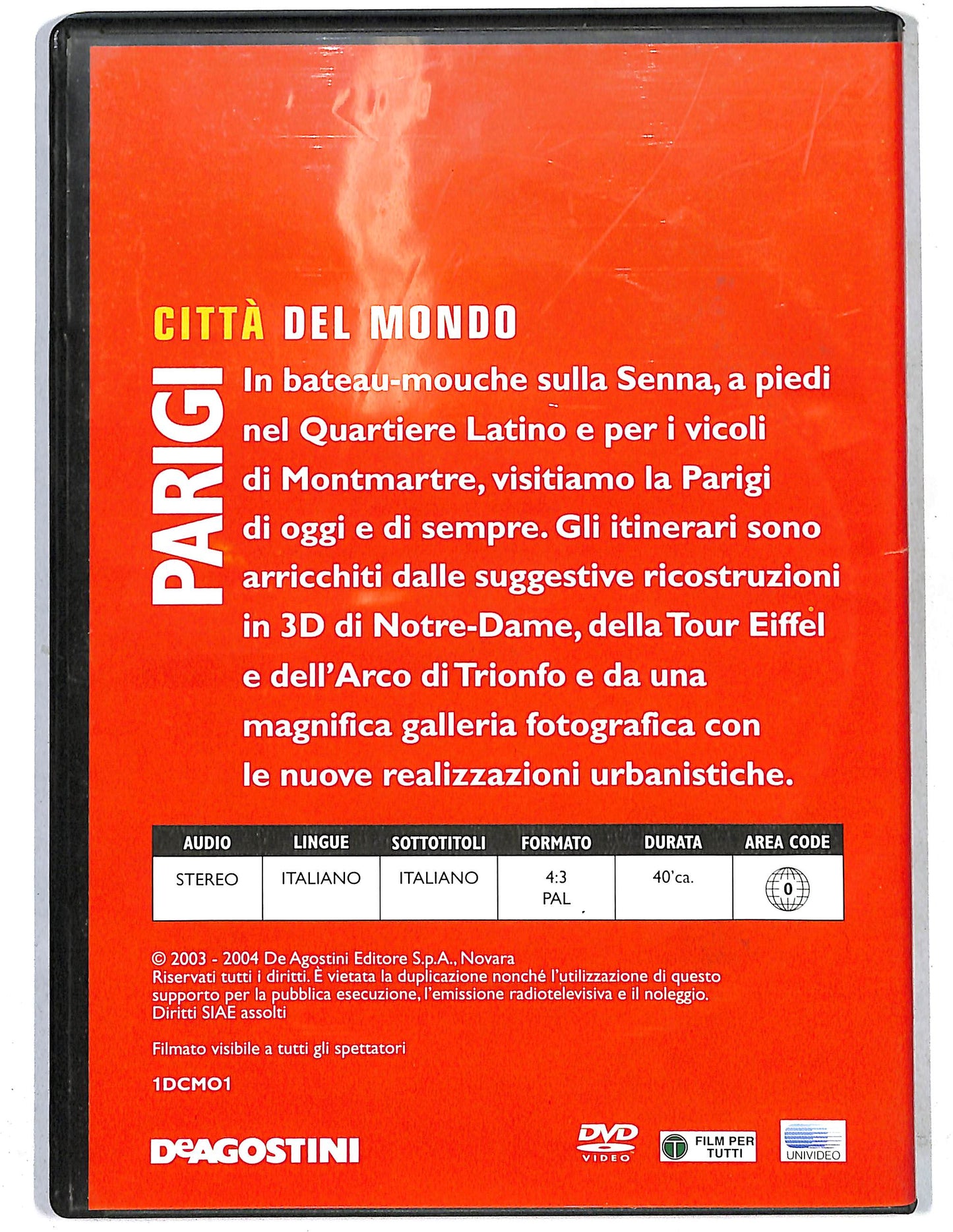 EBOND Citta del mondo Parigi EDITORIALE DVD D632757
