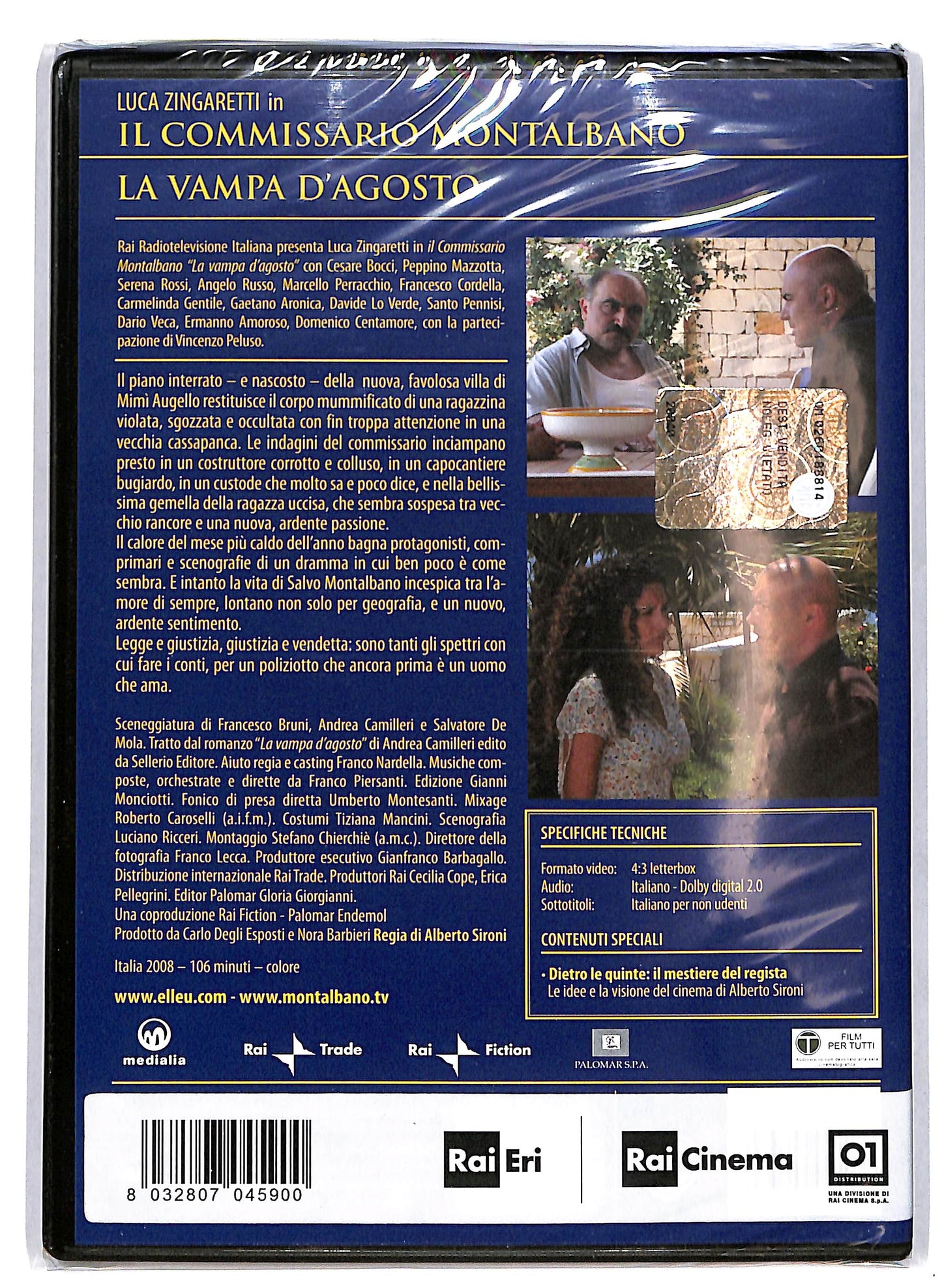 EBOND Il Commissario Montalbano la Vampa D'agosto DVD D632901