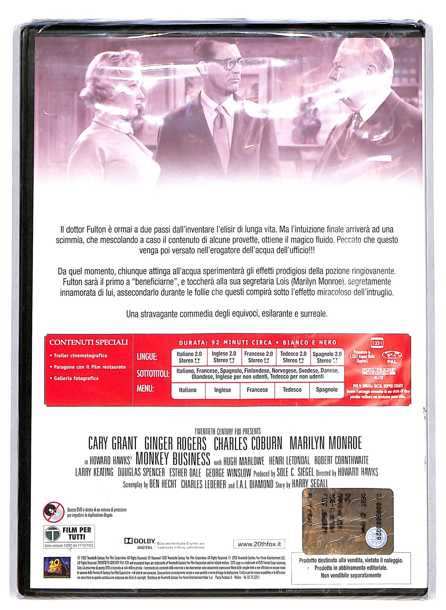 EBOND Marilyn Monroe Collection Il magnifico scherzo EDITORIALE DVD D633101