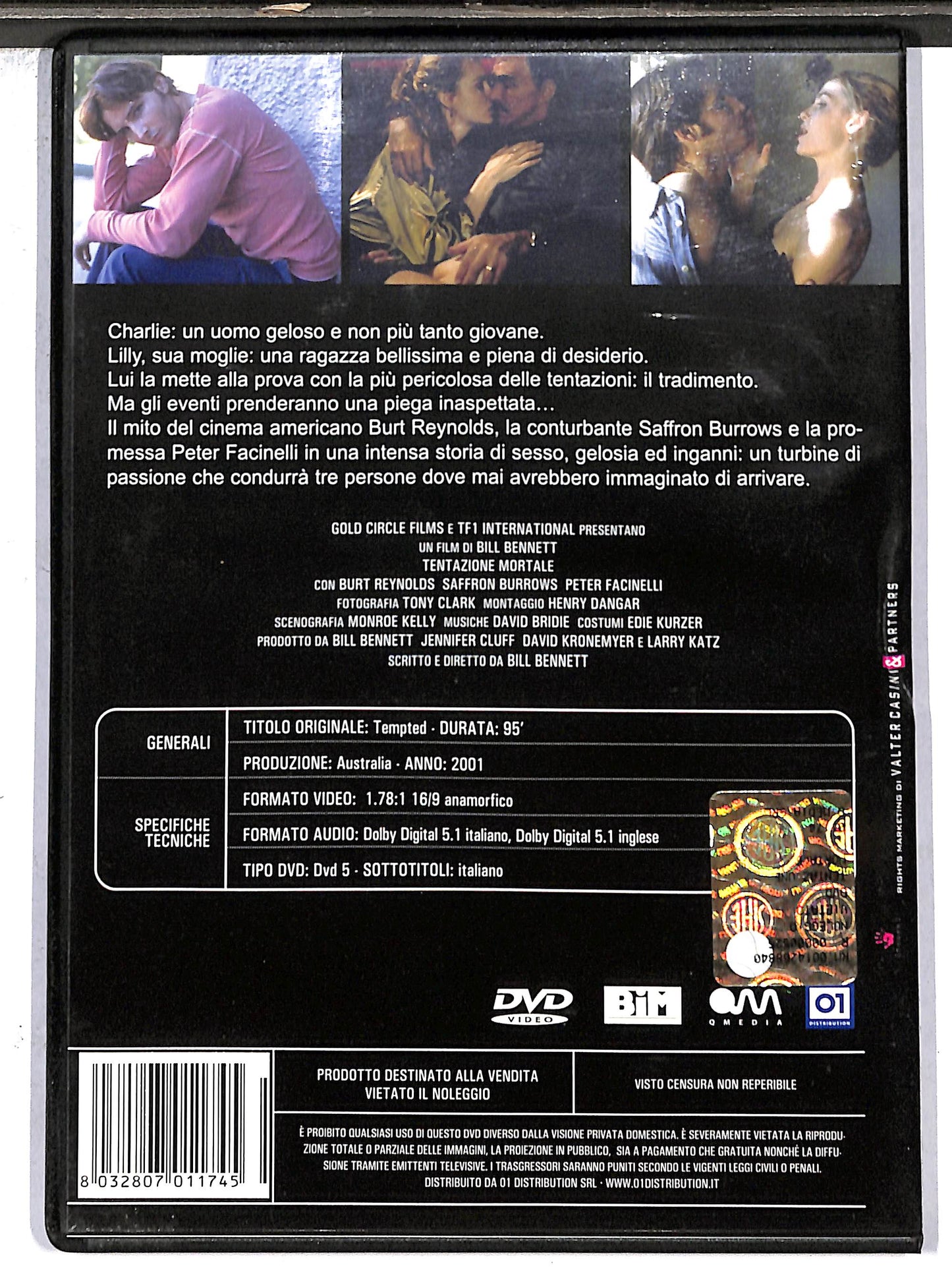 EBOND tentazione mortale DVD D633332
