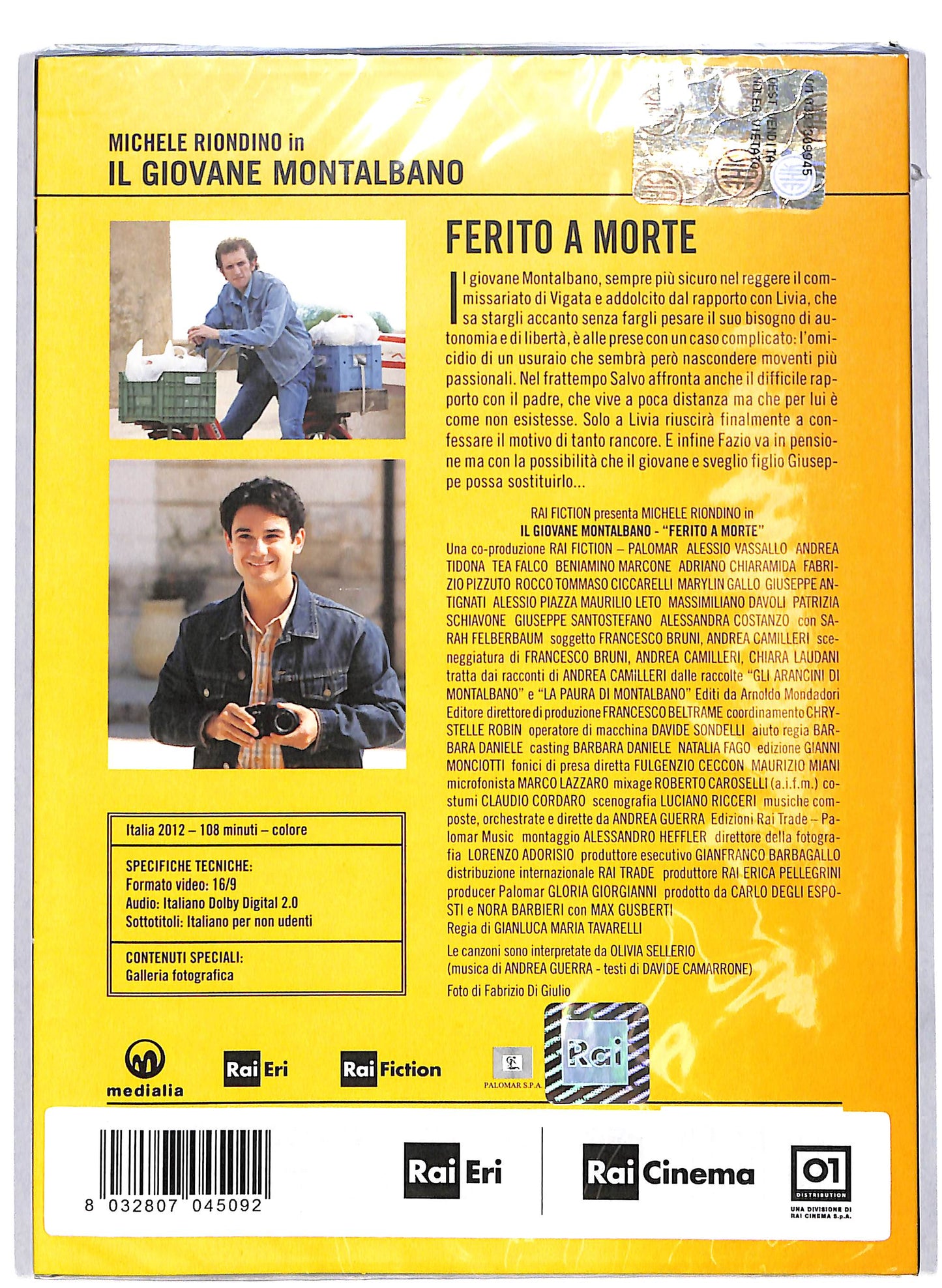 EBOND Il giovane Montalbano Ferito a morte Slipcase DVD D633403