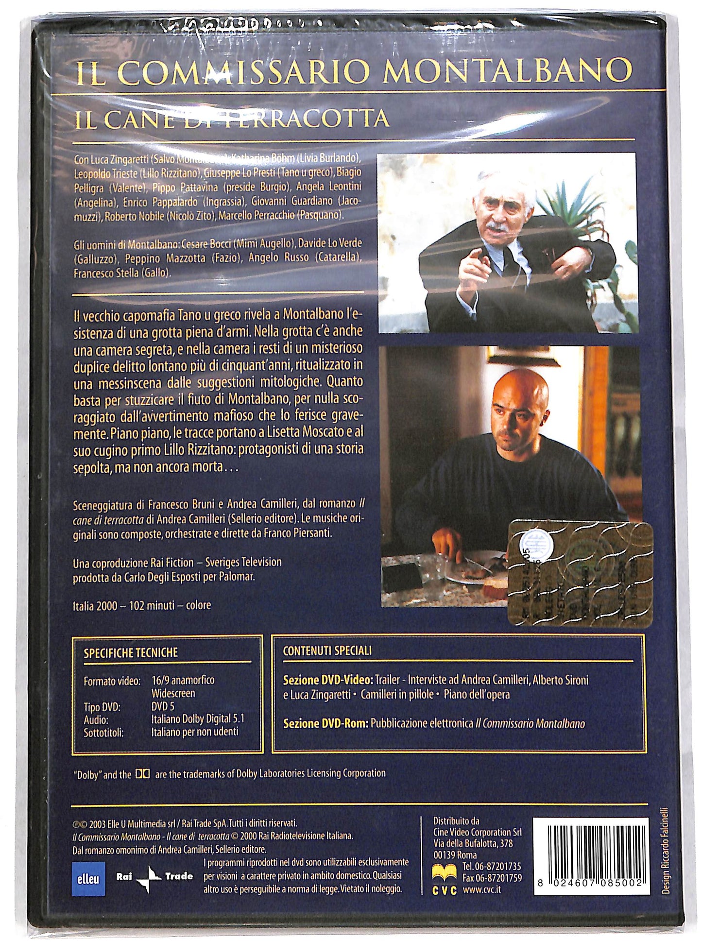 EBOND Il commissario Montalbano : il cane di terracotta EDITORIALE DVD D634004