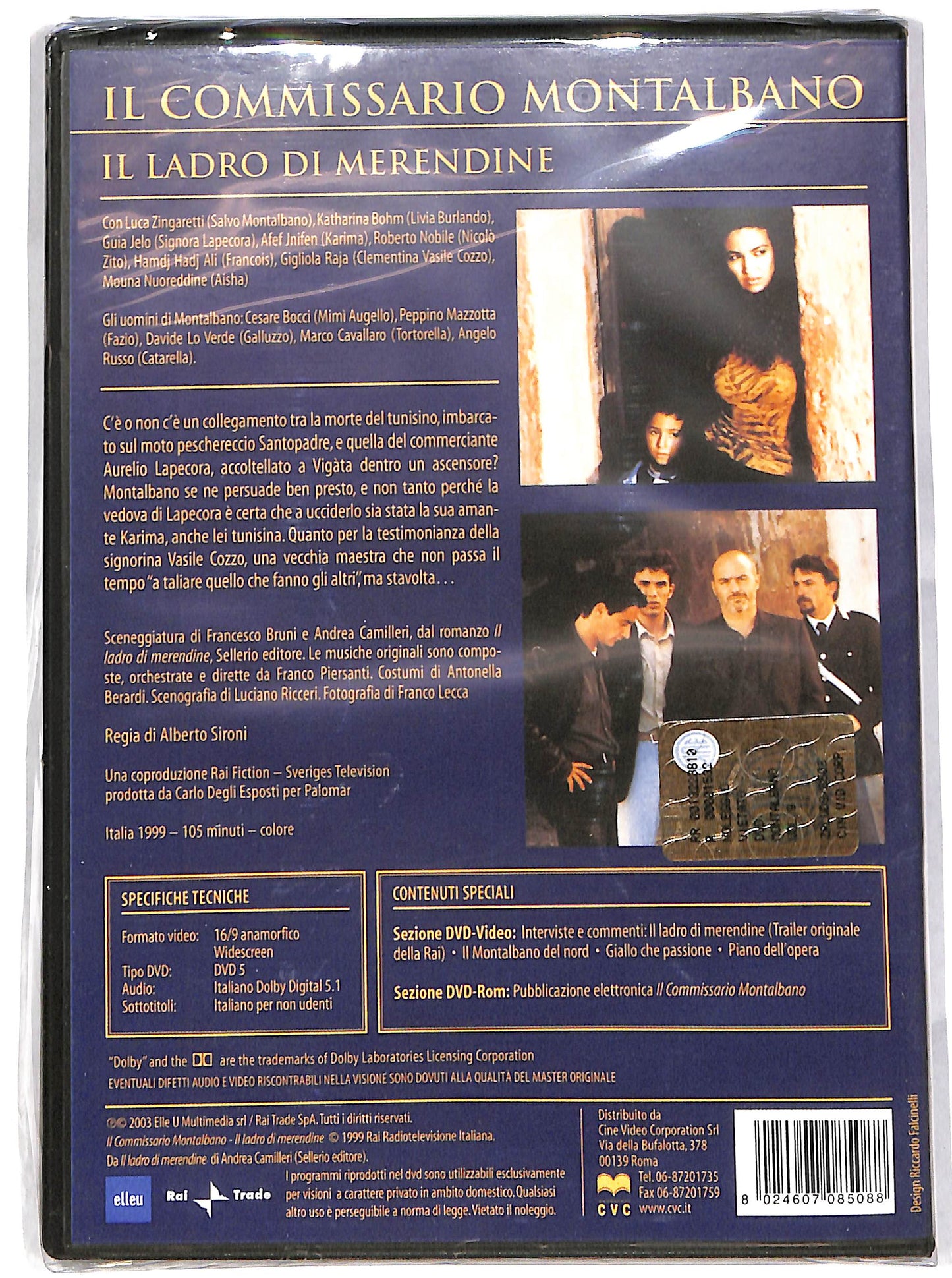 EBOND Il commissario Montalbano : Il Ladro di Merendine EDITORIALE DVD D634006