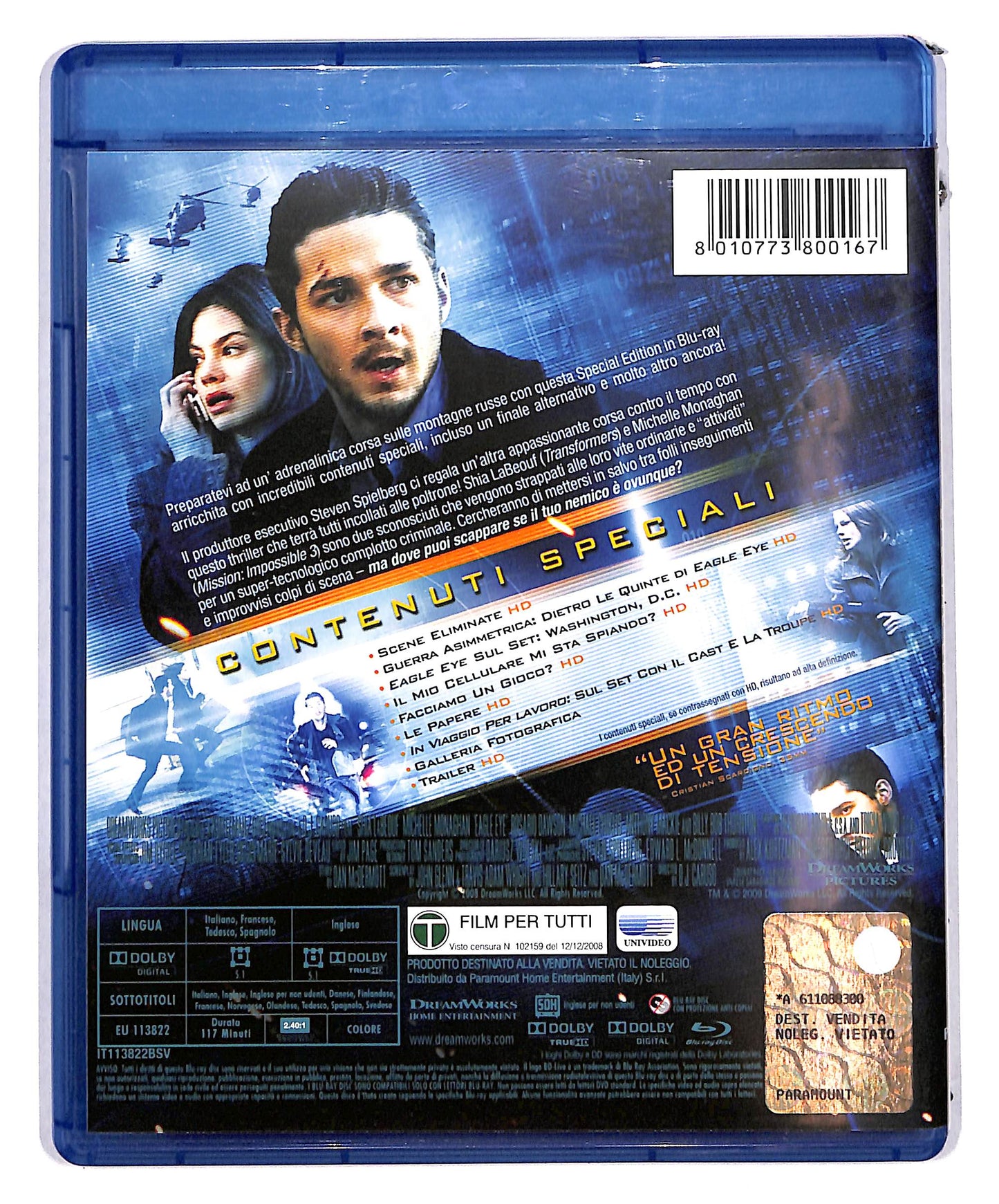 EBOND Eagle Eye BLURAY D634166