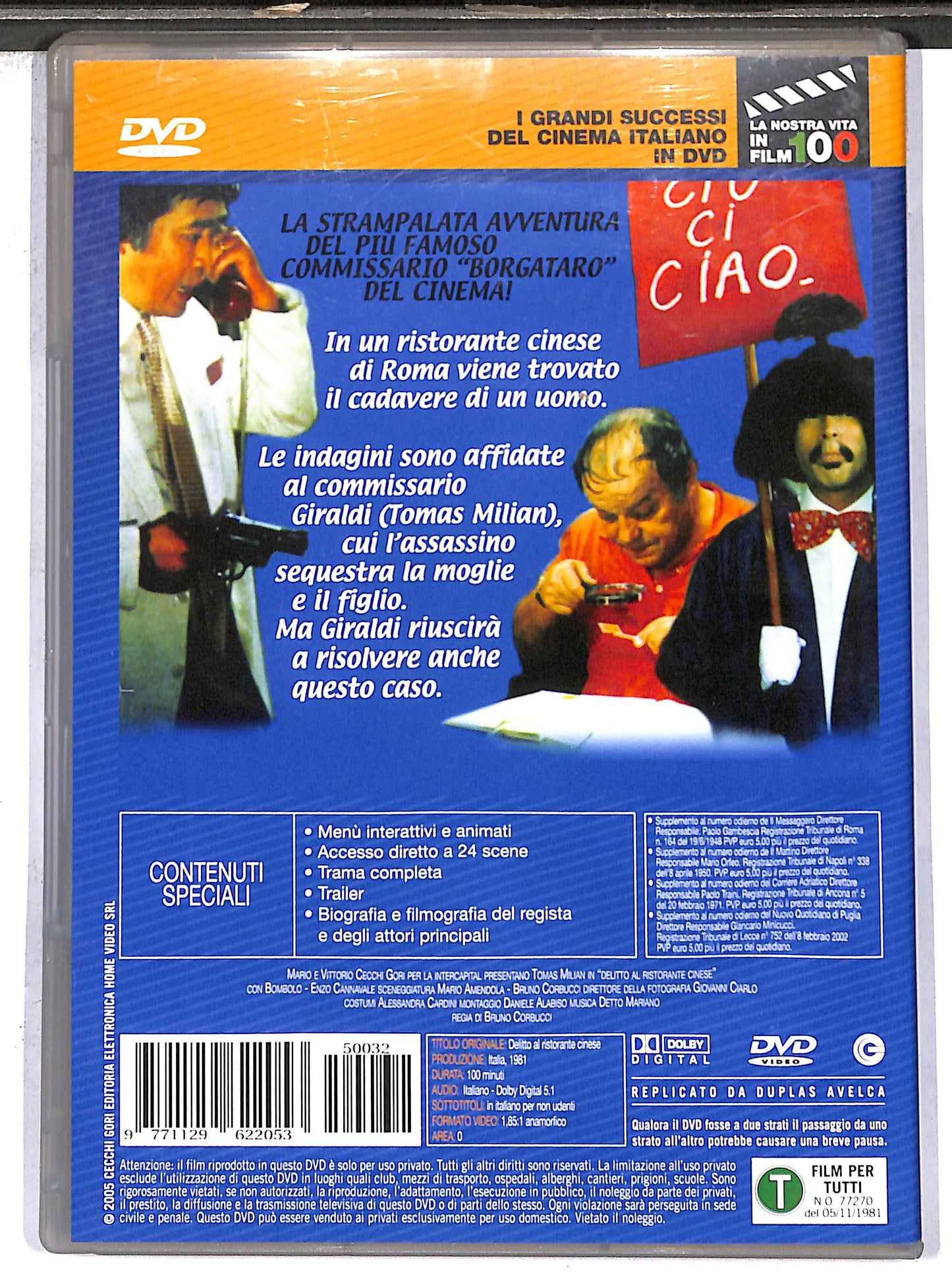 EBOND Delitto al ristorante cinese EDITORIALE DVD D634461