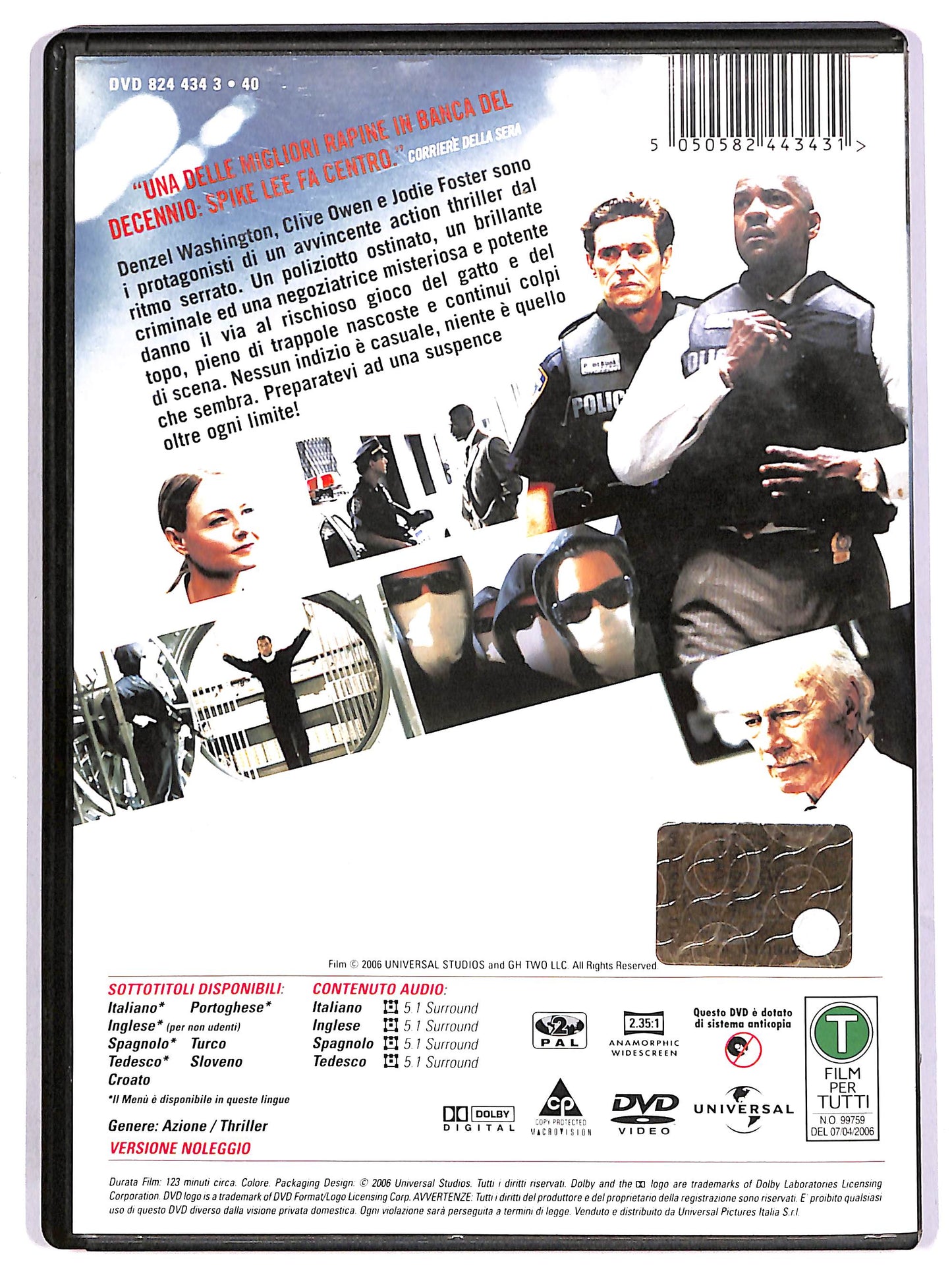 EBOND Inside Man NOLEGGIO DVD D634657