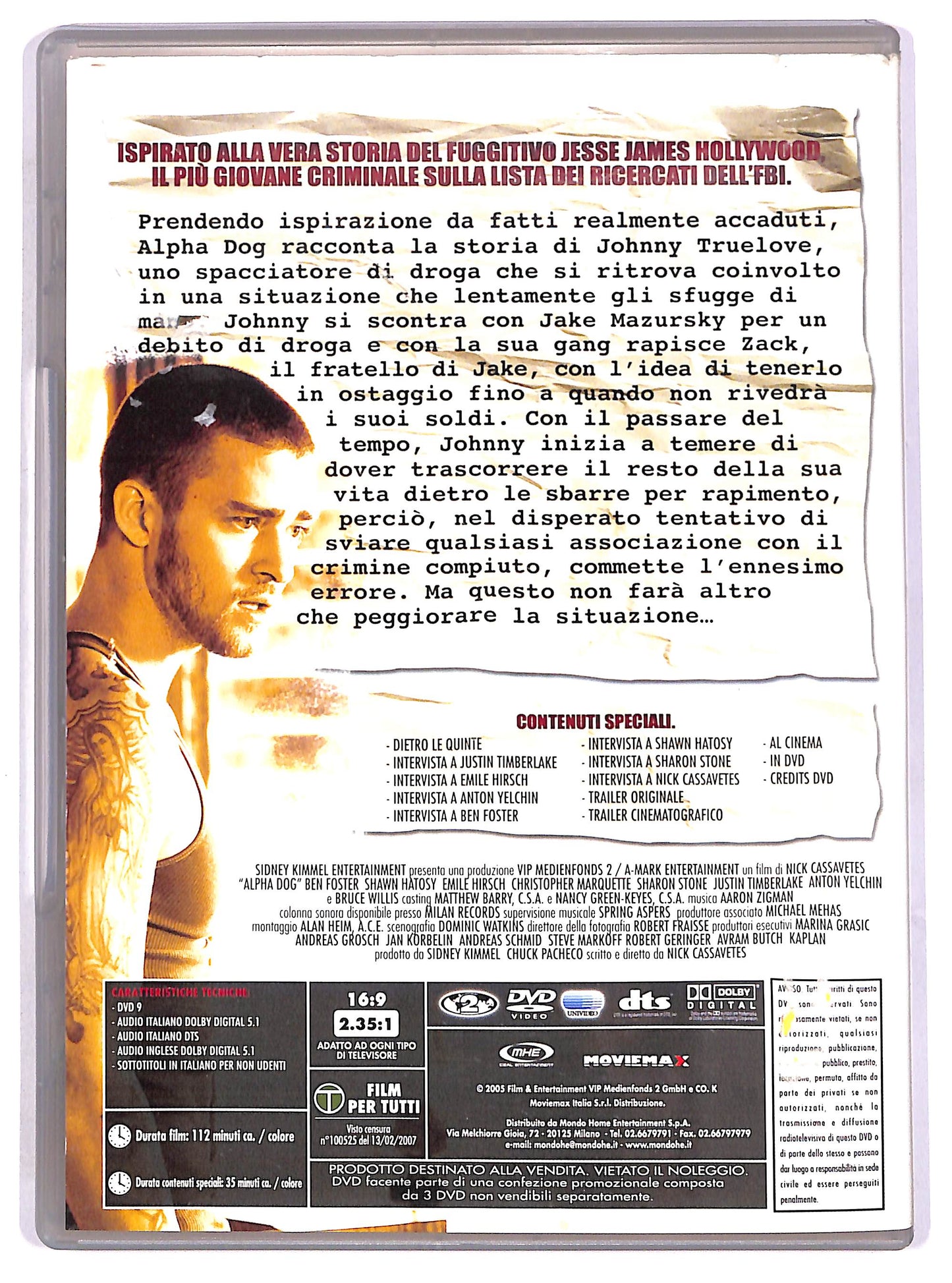 EBOND Alpha Dog EDITORIALE DVD D634711