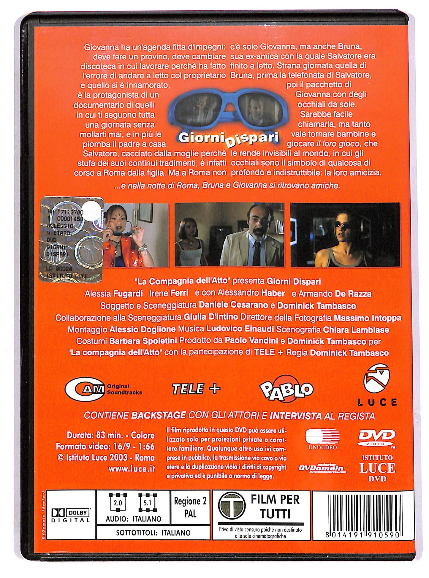 EBOND Giorni dispari DVD D634726