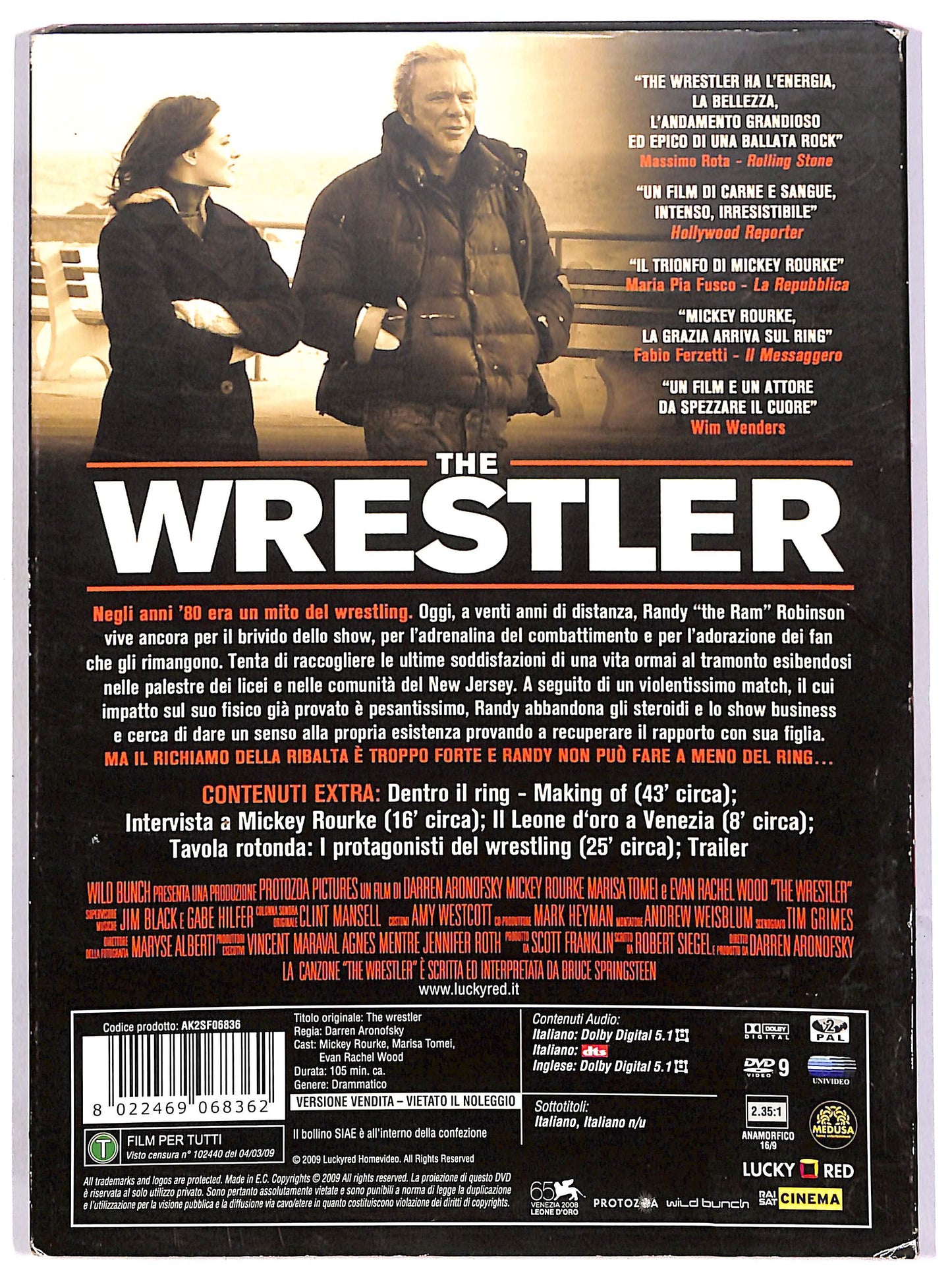 EBOND The Wrestler SLIPCASE DVD D634802