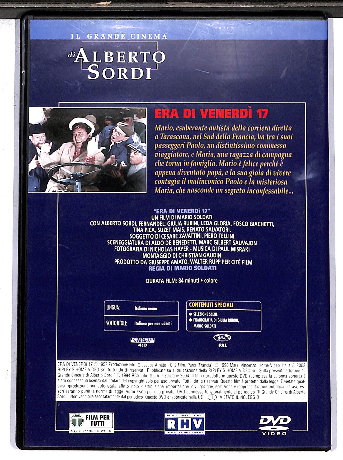 EBOND Era di venerdi 17 EDITORIALE DVD D635320