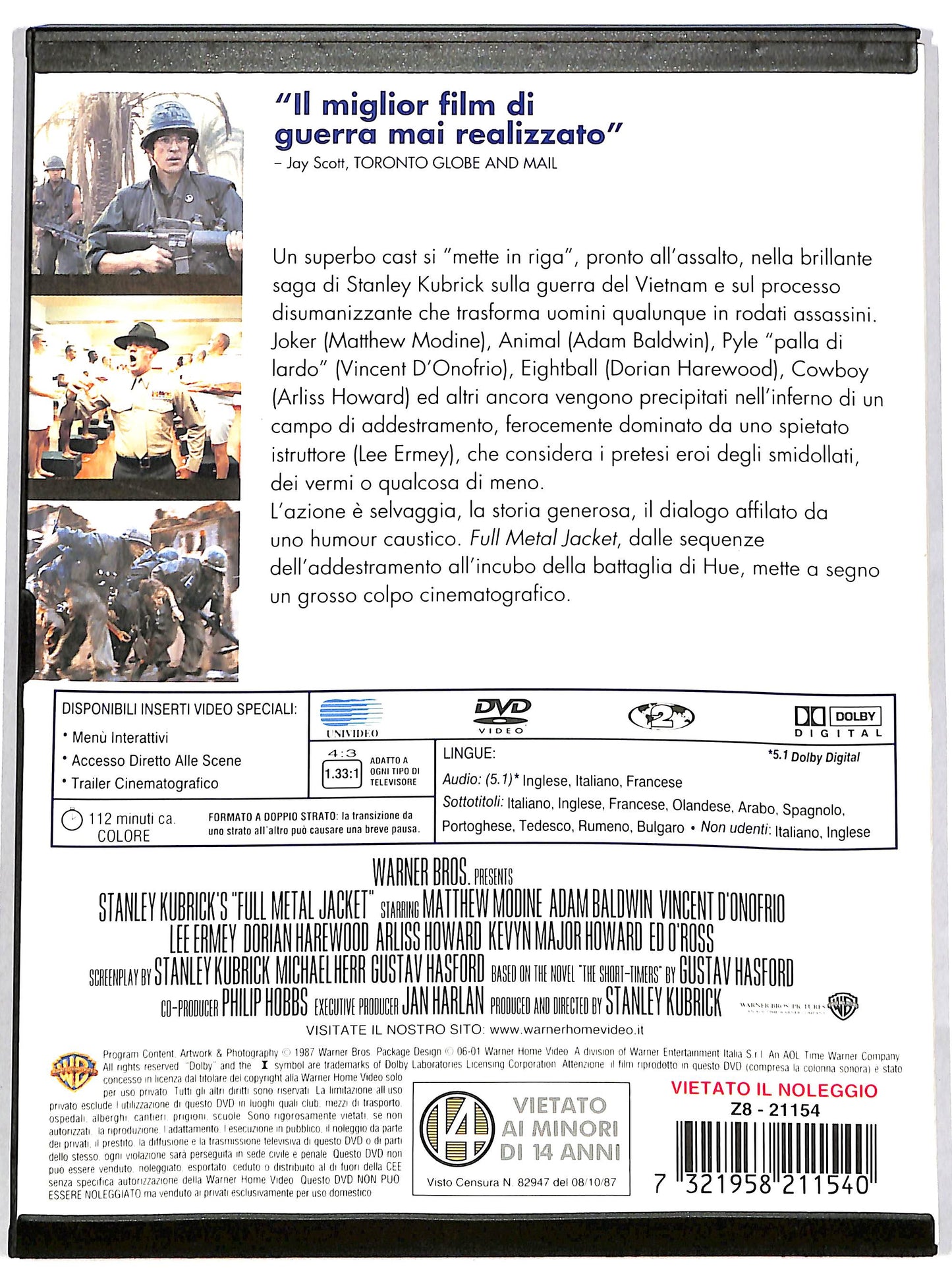EBOND Full Metal Jacket Snapper DVD D635431