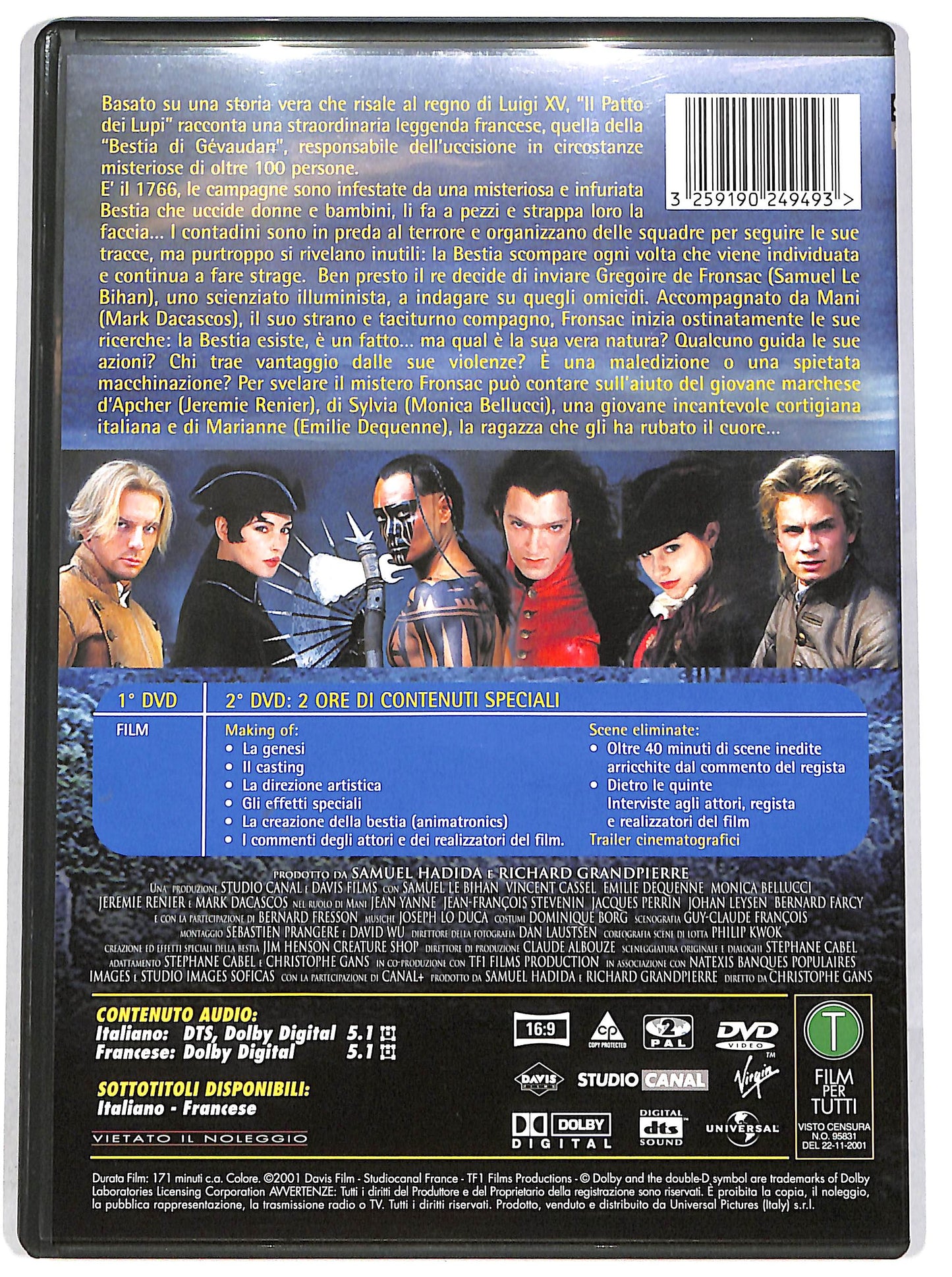 EBOND Il patto dei lupi (2 DVD) DVD D635441