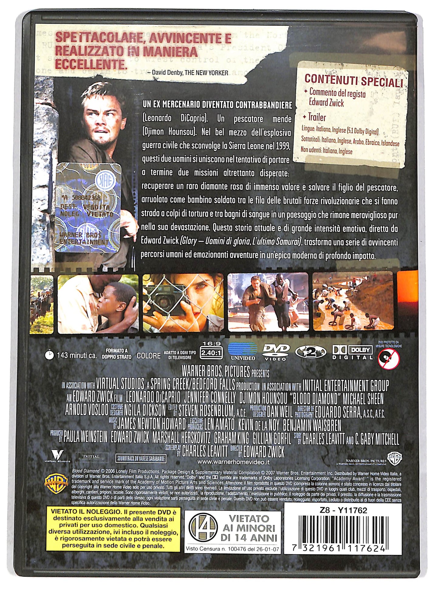 EBOND Blood Diamond - Diamanti di sangue DVD D635451