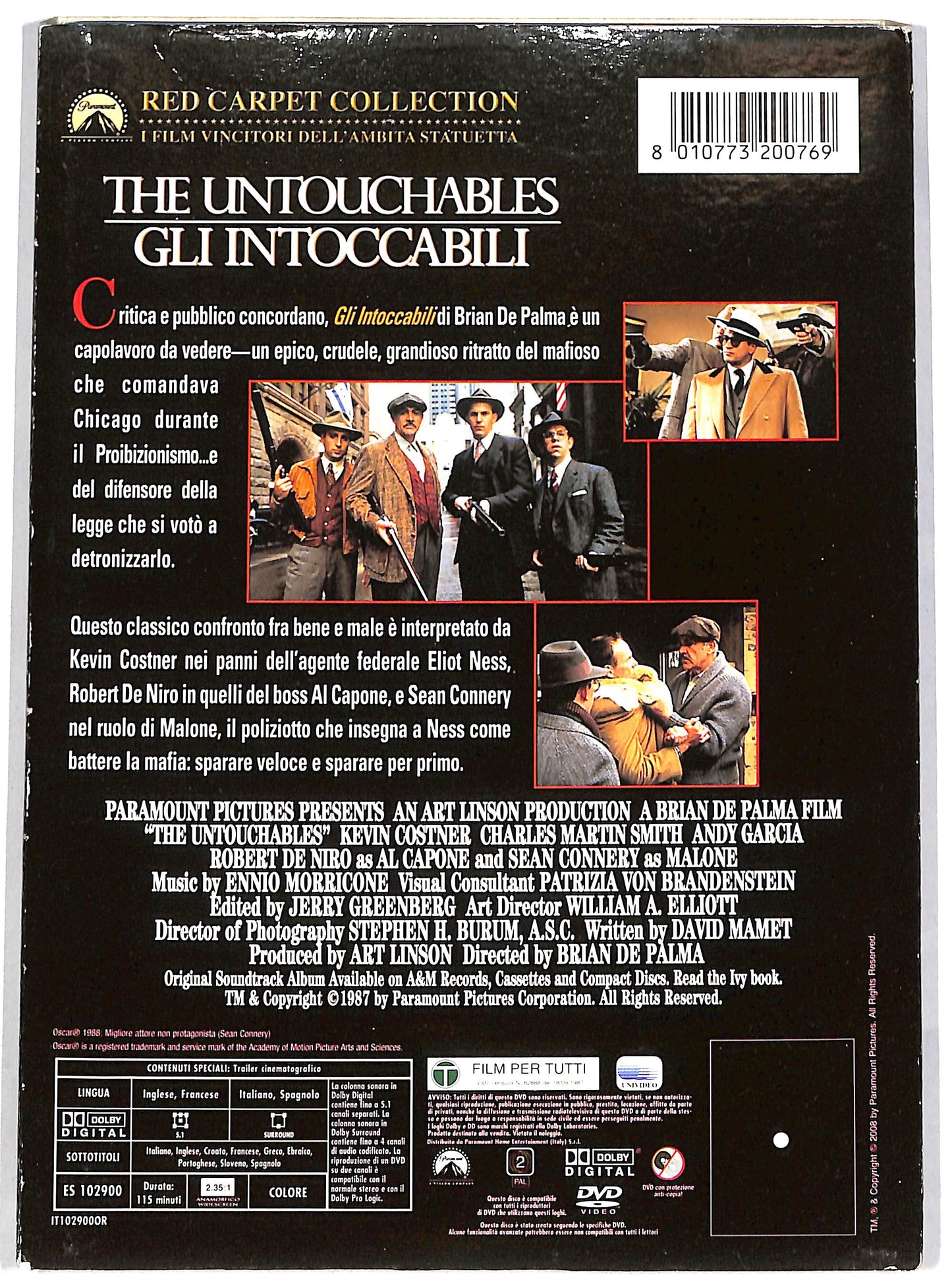 EBOND The Untouchables - Gli intoccabili DVD D635460