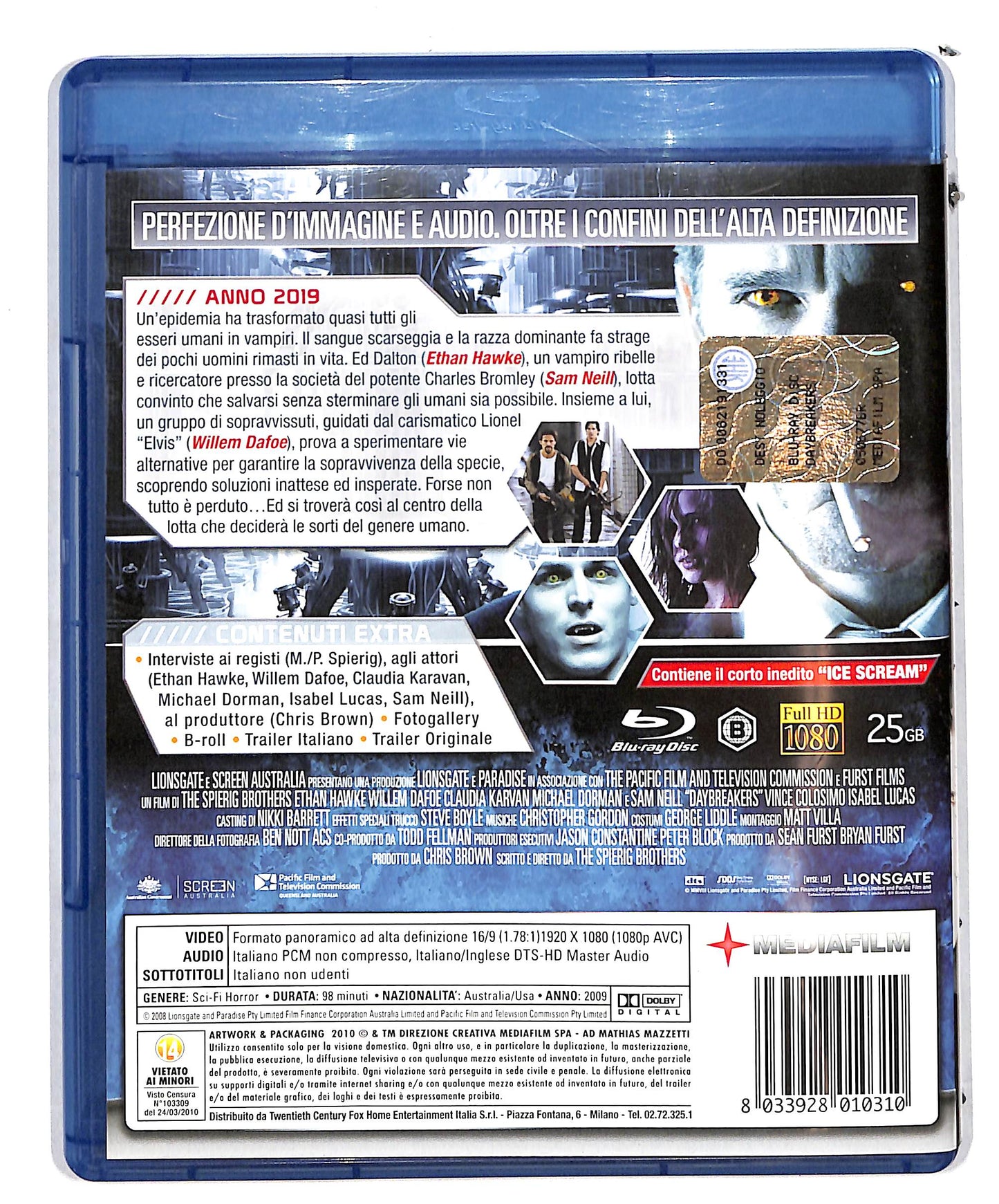 EBOND Daybreakers L'ultimo vampiro Noleggio BLURAY D635526