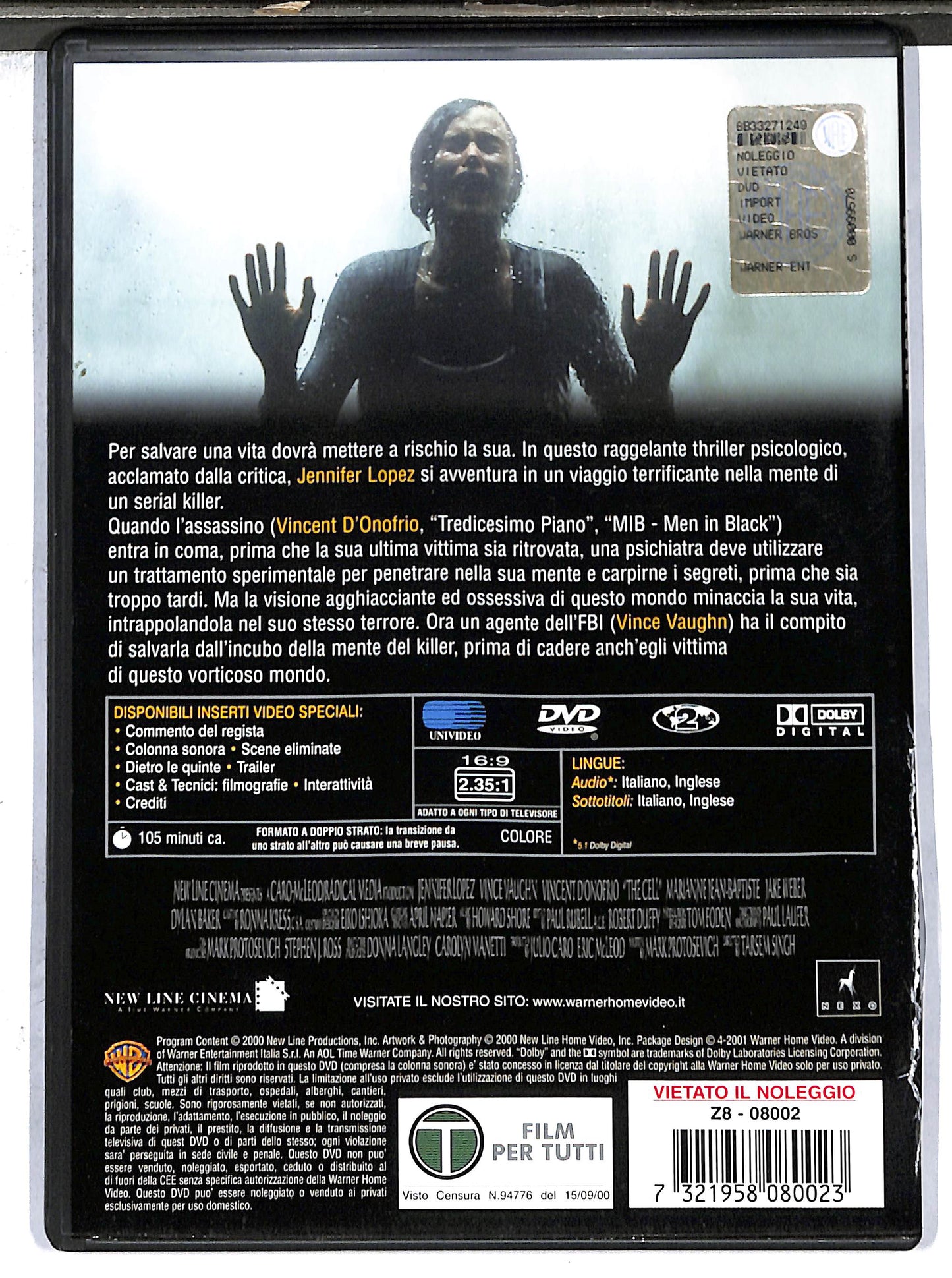 EBOND the cell la cellula DVD D635608