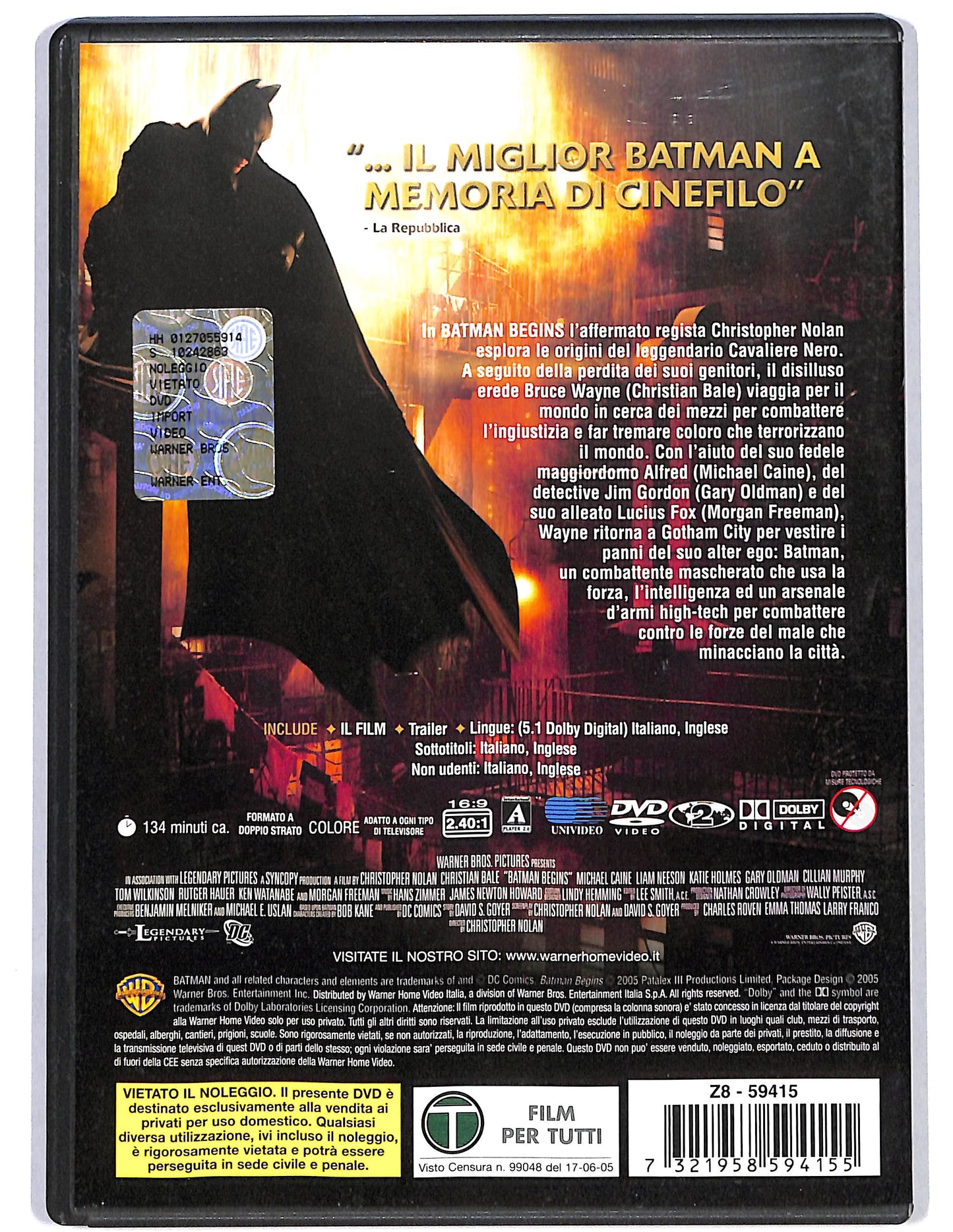 EBOND Batman Begins DVD D635831