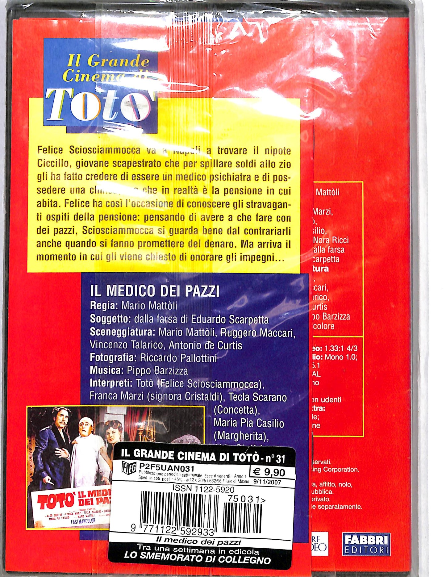 EBOND Il medico dei pazzi EDITORIALE DVD D635931