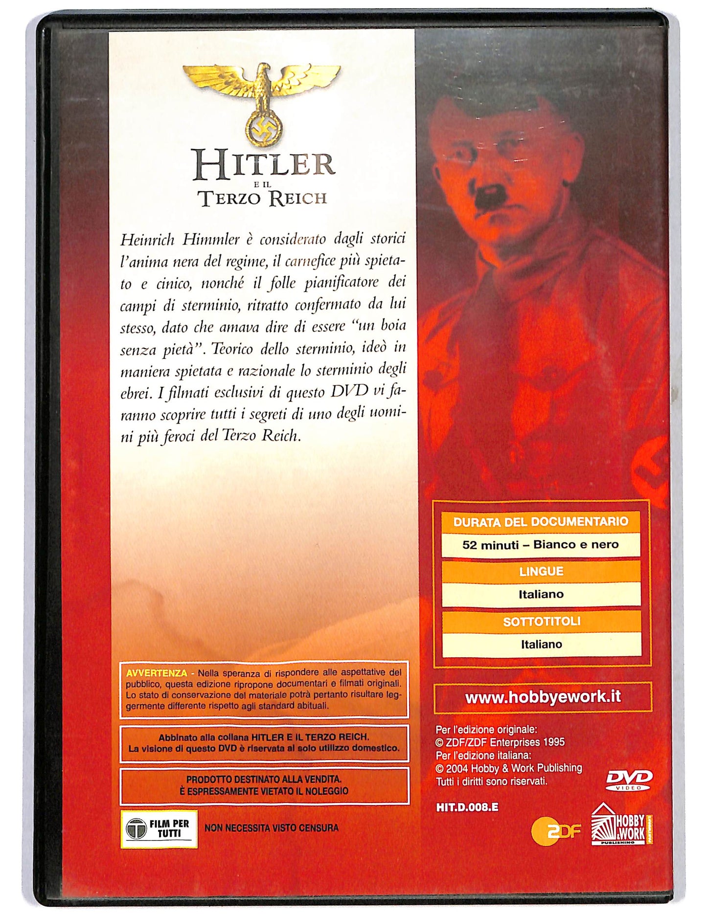 EBOND Hitler e il Tezo Reich - Heinrich Himmler L'aguzzino EDITORIALE DVD D635940