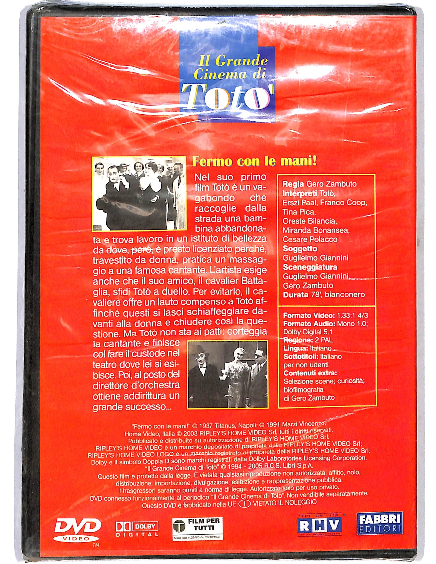 EBOND Fermo con le mani EDITORIALE DVD D636013