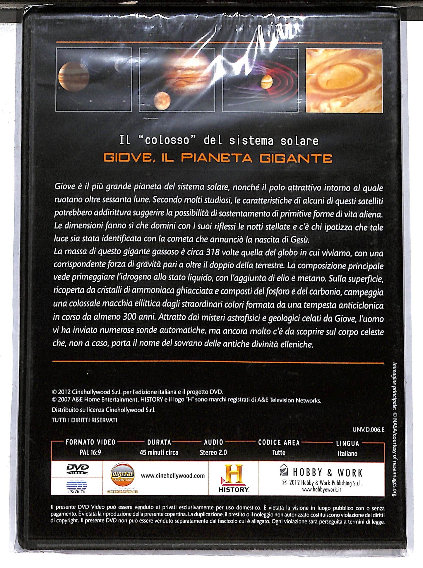 EBOND Giove, il pianeta gigante - Spazio History EDITORIALE DVD D636214