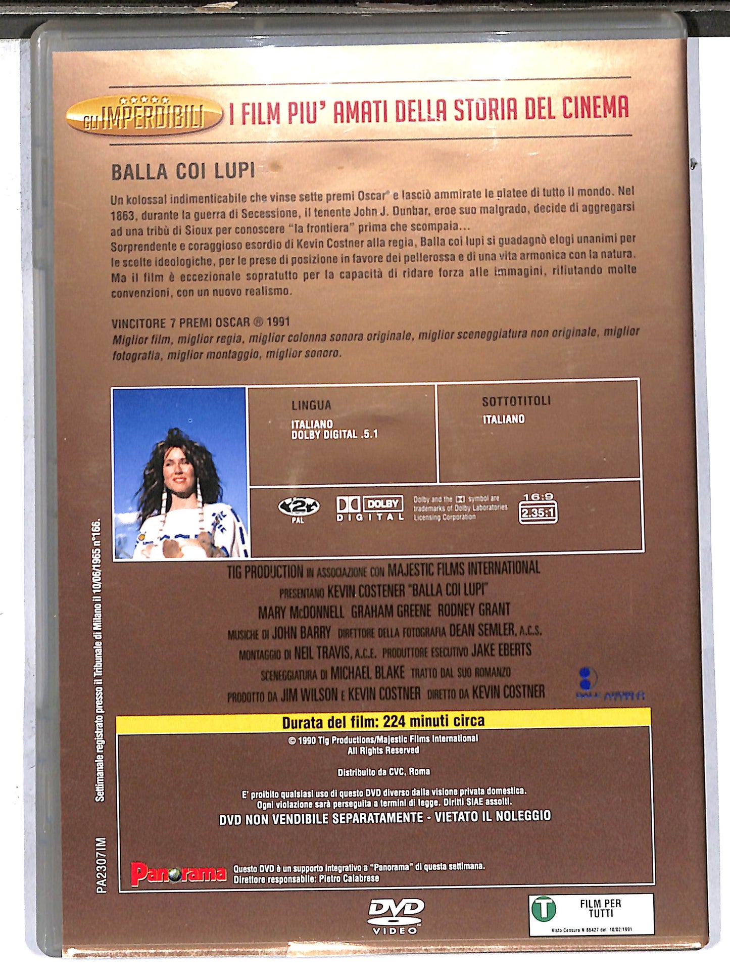 EBOND Balla coi lupi  EDITORIALE DVD D636220