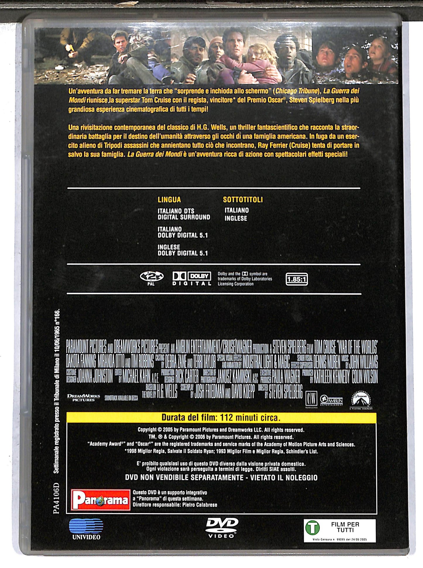 EBOND La guerra dei mondi EDITORIALE DVD D636405