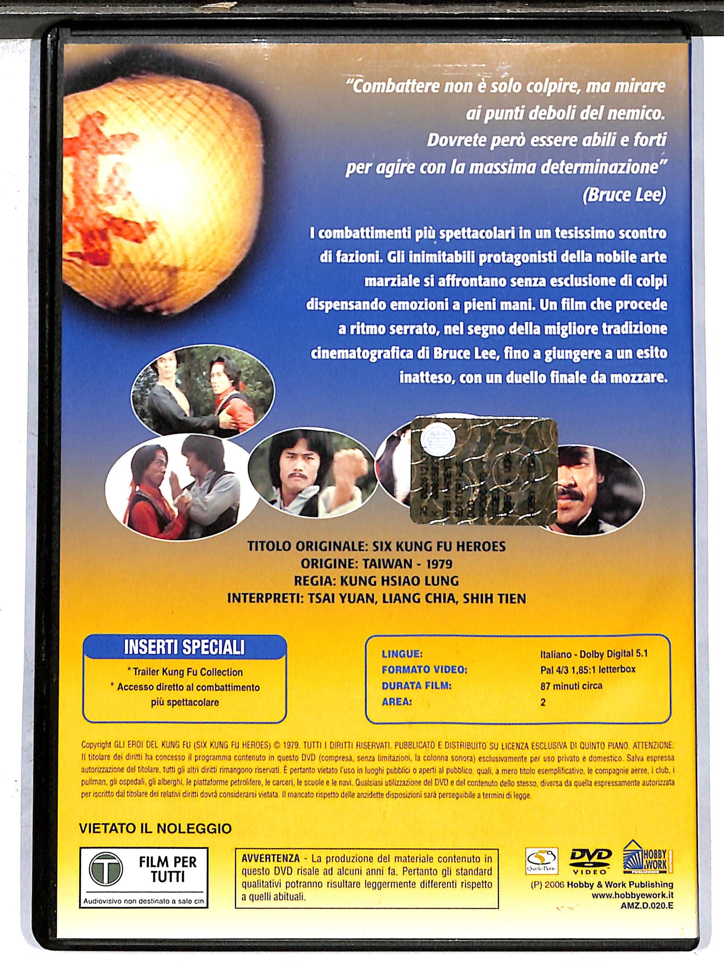 EBOND Eroi Del Kung Fu EDITORIALE DVD D636410