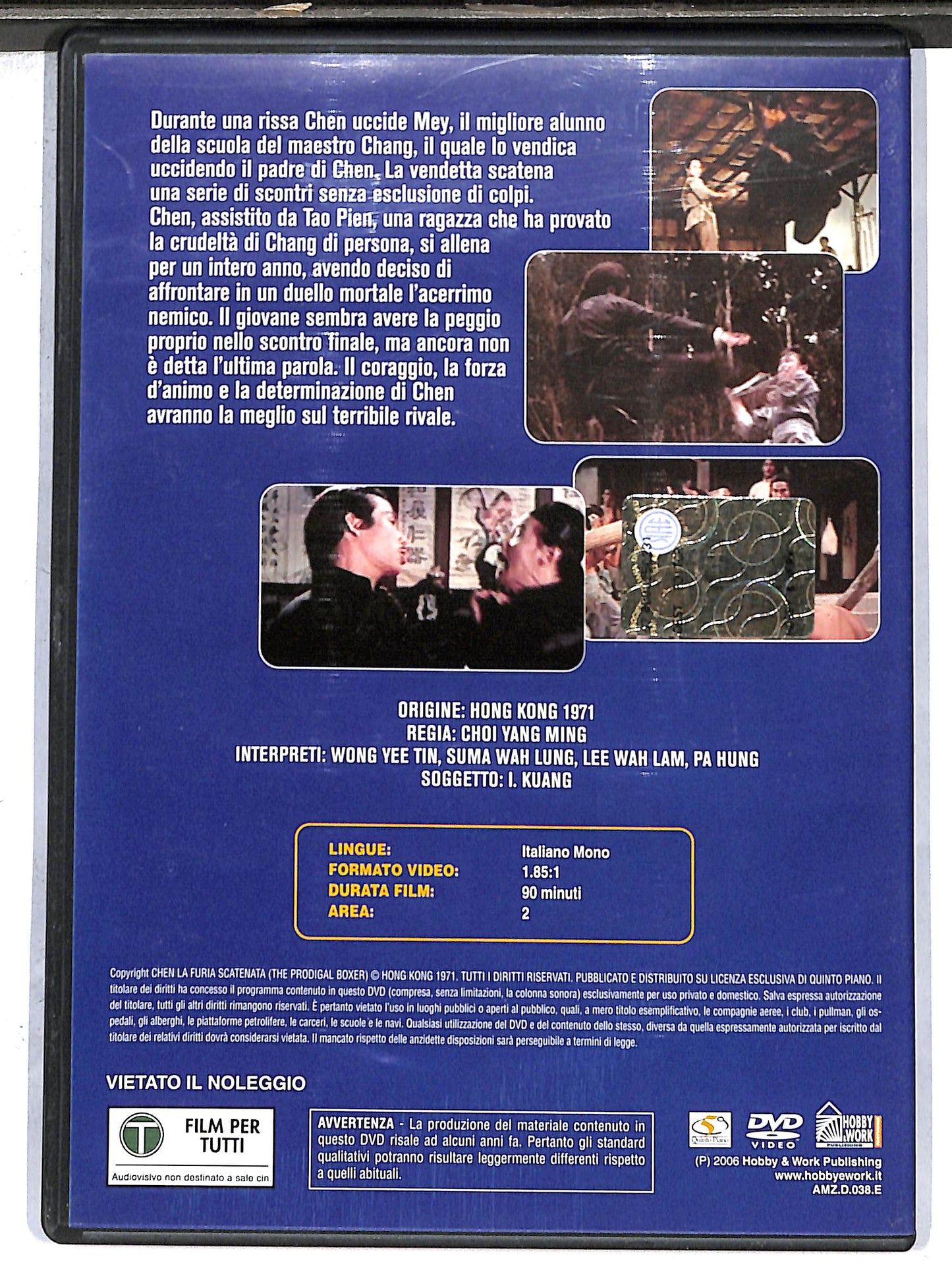 EBOND Chen la furia scatenata EDITORIALE DVD D636415