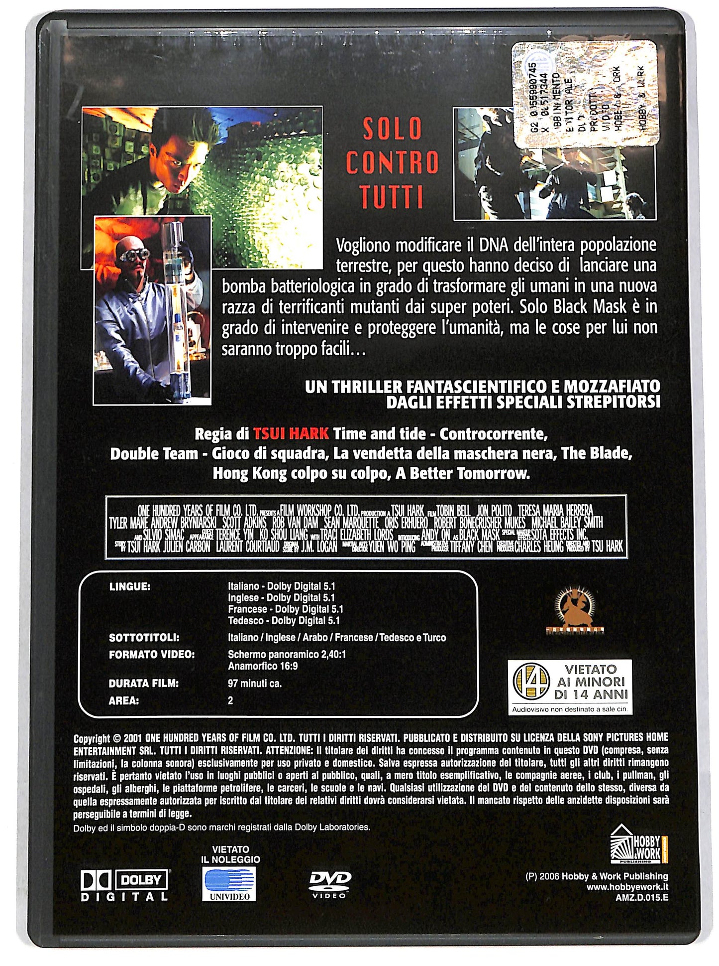 EBOND Black Mask 2 EDITORIALE DVD D636509