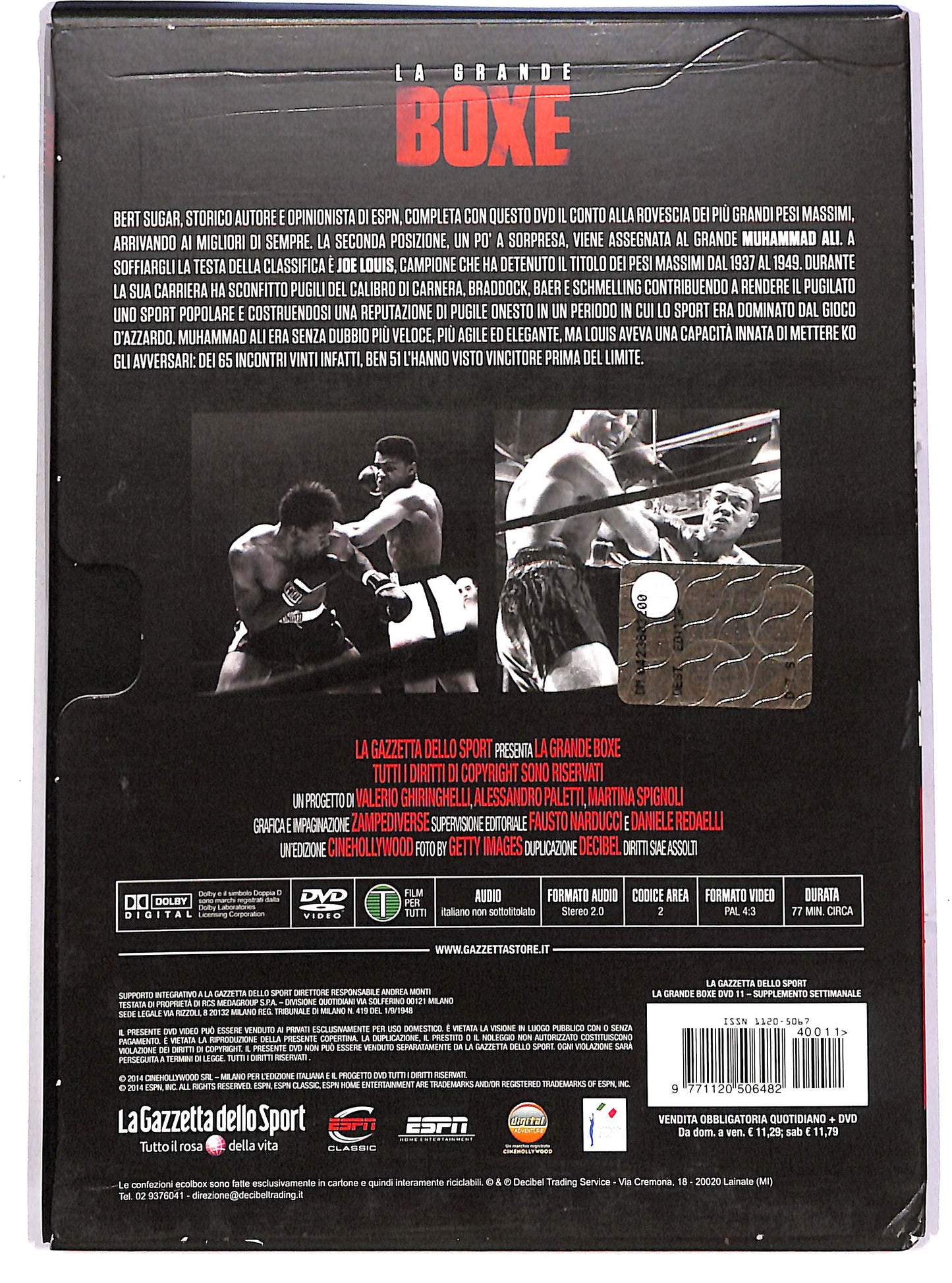 EBOND La grande Boxe Vol11 - Pesi Massimi (Parte 3) EDITORIALE DVD D636635