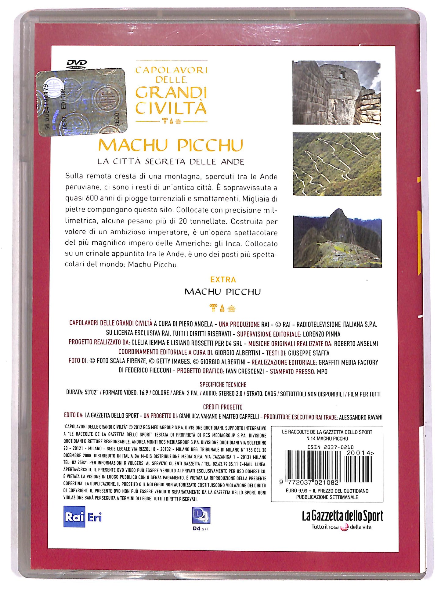 EBOND Machu Picchu Vol.14 EDITORIALE DVD D636645