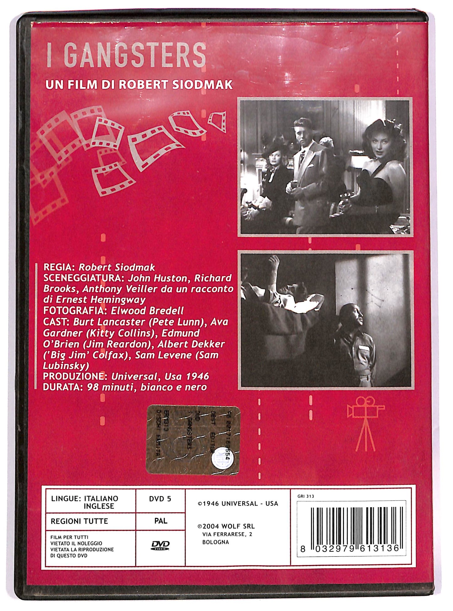 EBOND I Gangsters EDITORIALE DVD D636705