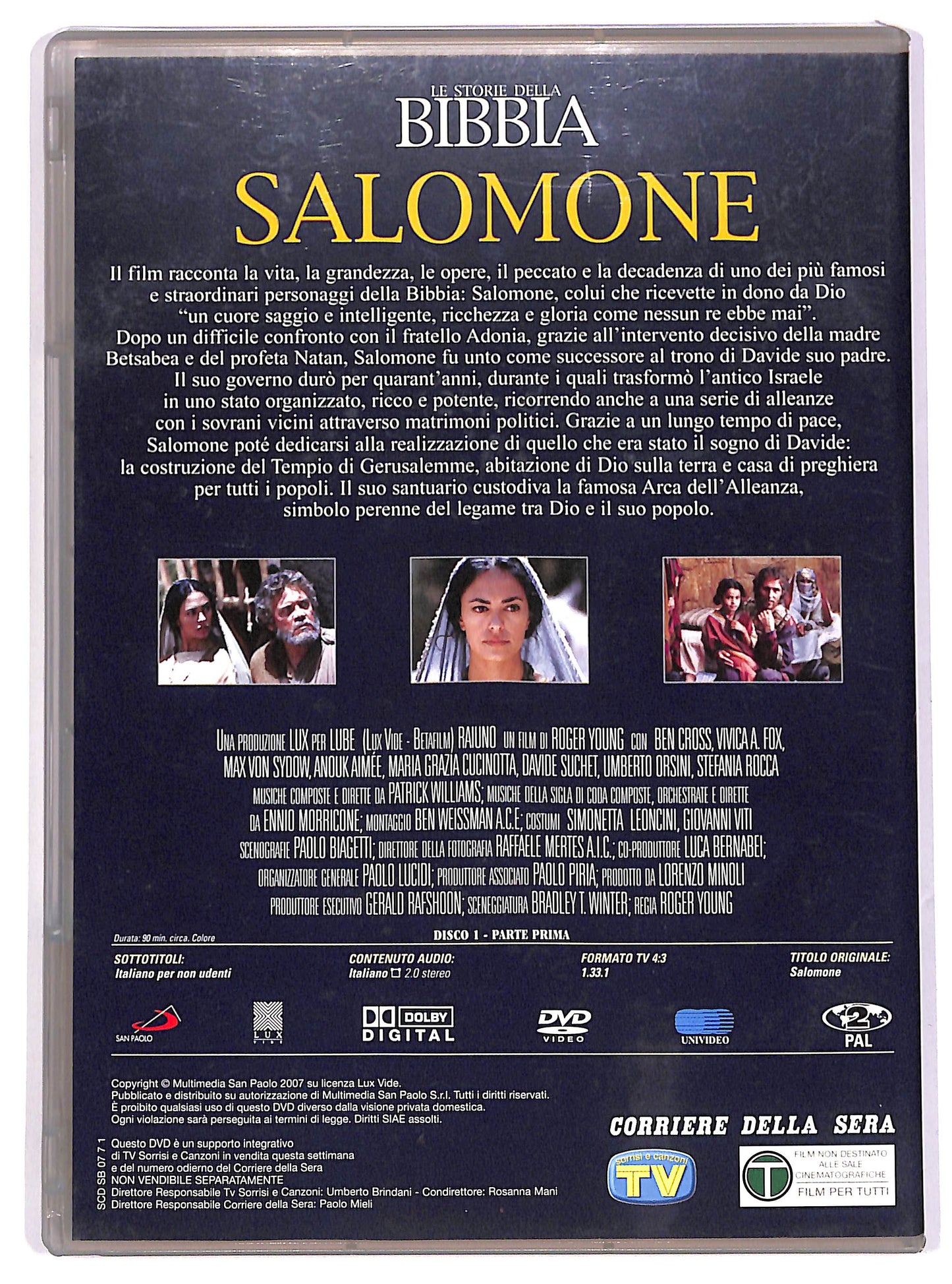 EBOND Le storie della Bibbia - Salomone (Disco 1 Parte 1) EDITORIALE DVD D636722