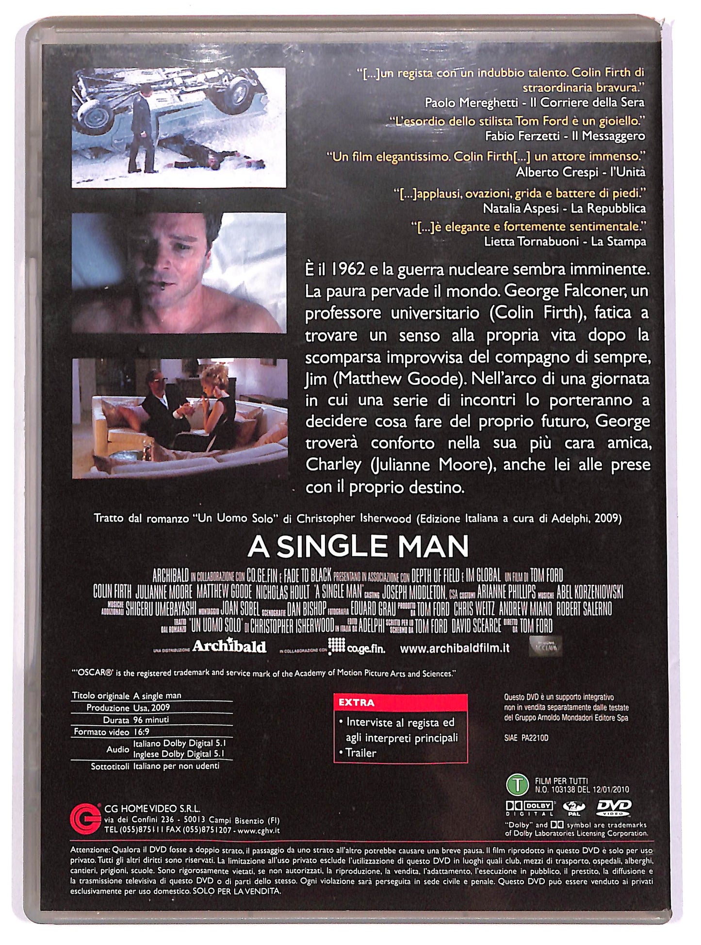 EBOND A Single Man EDITORIALE DVD D636726